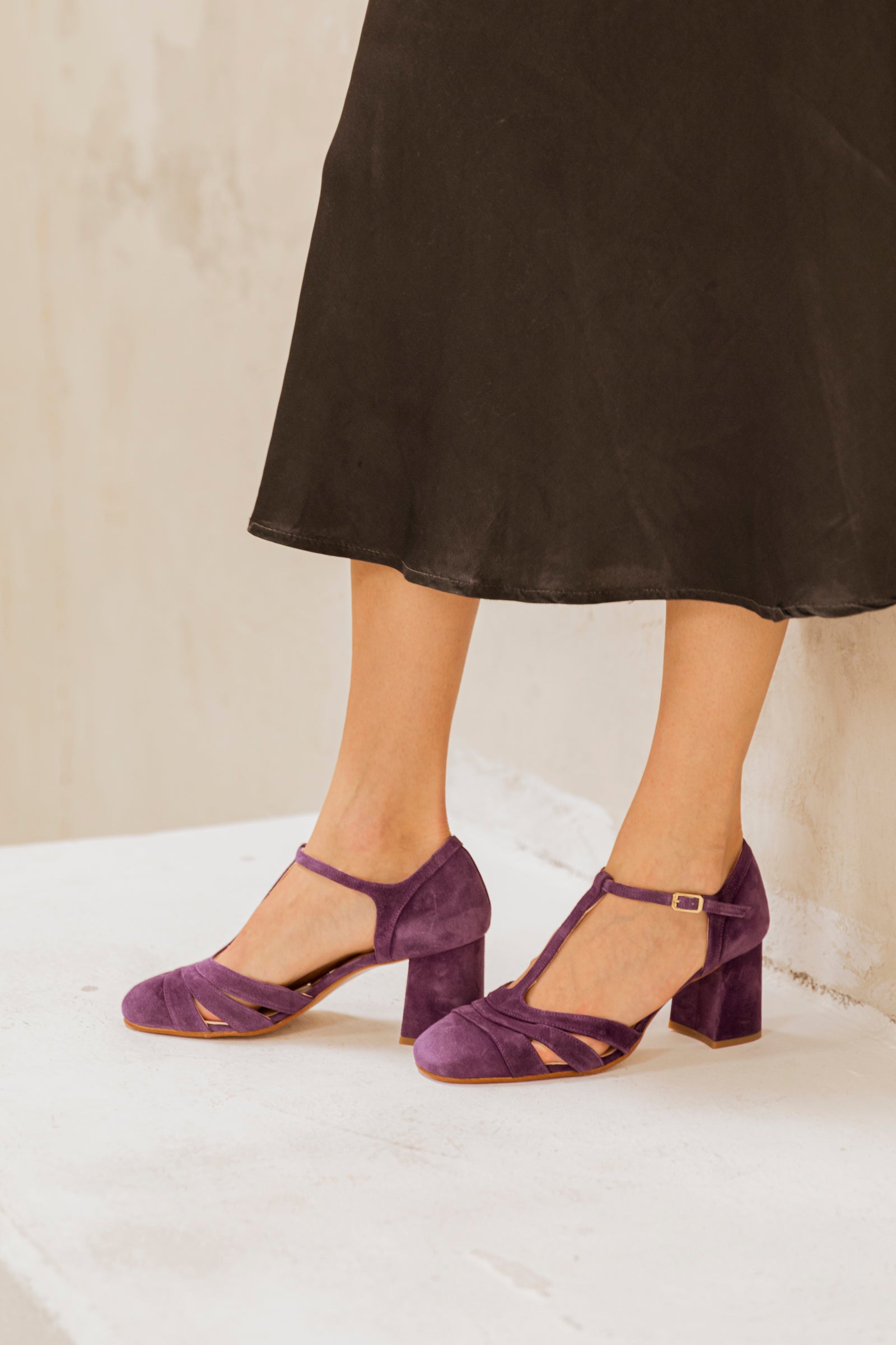 Aitana Mauve Suede