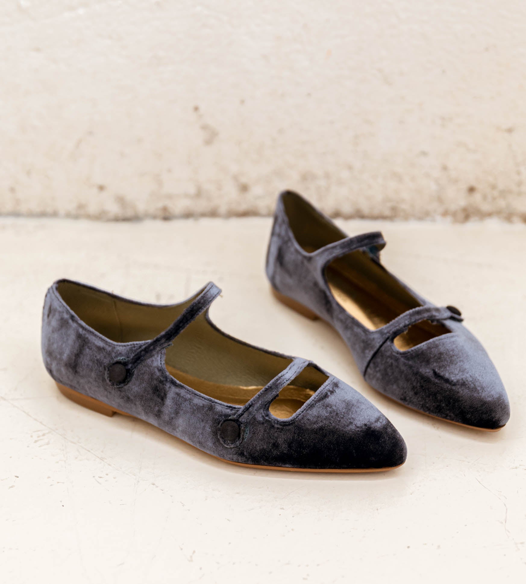 Dora Terciopelo Indigo