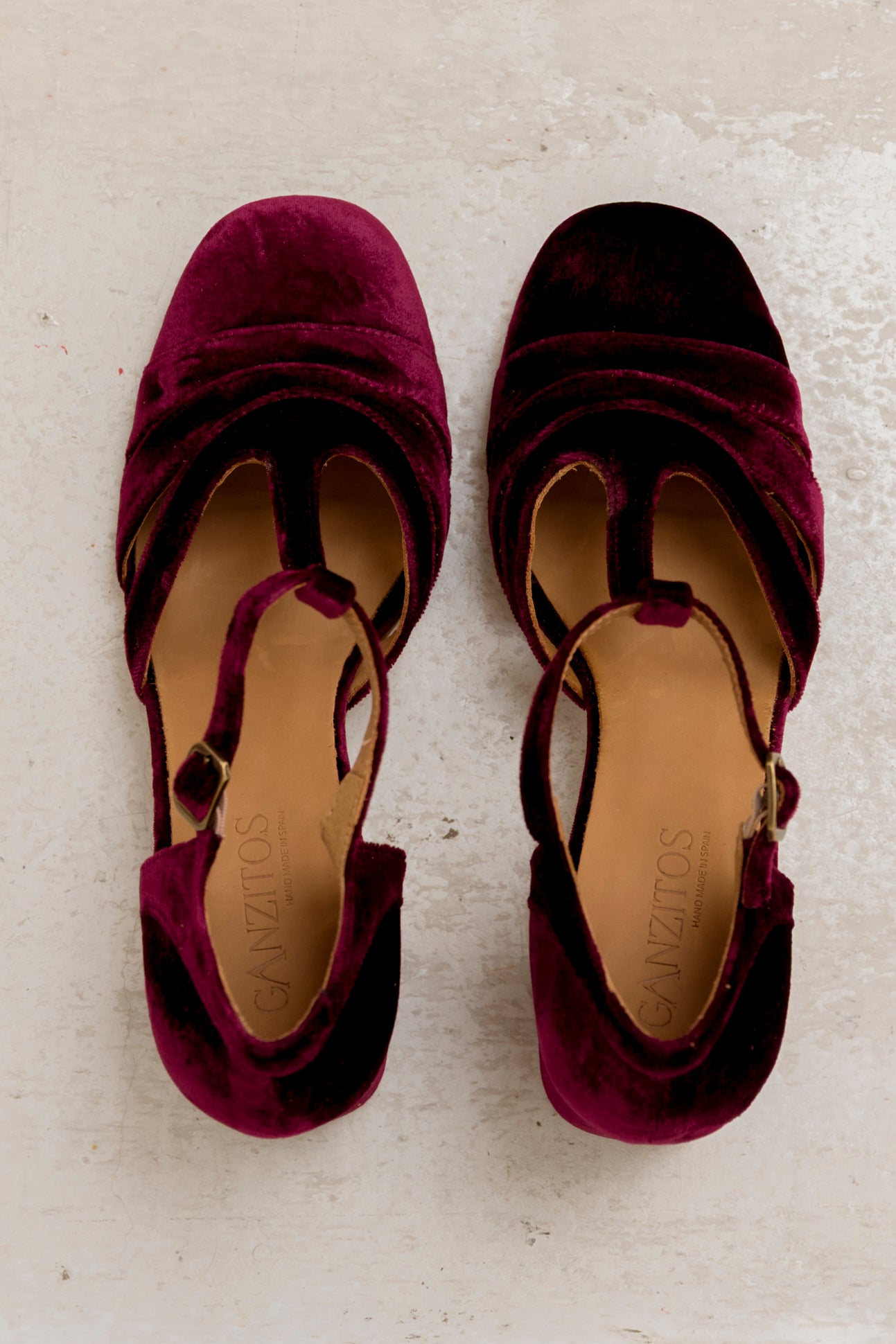 Aitana Burgundy Velvet