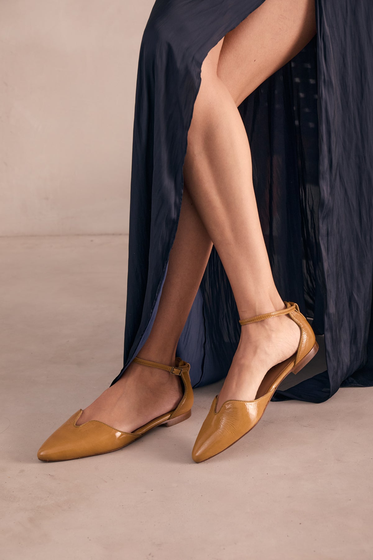 Uria Safron Patent leather