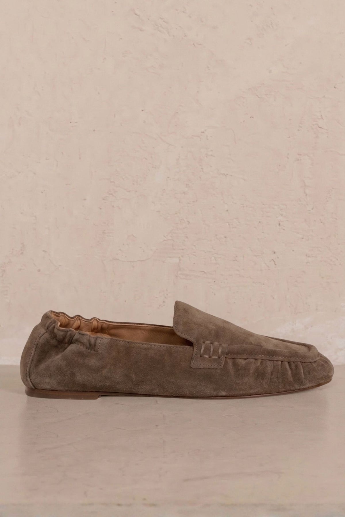 Desi Taupe Suede