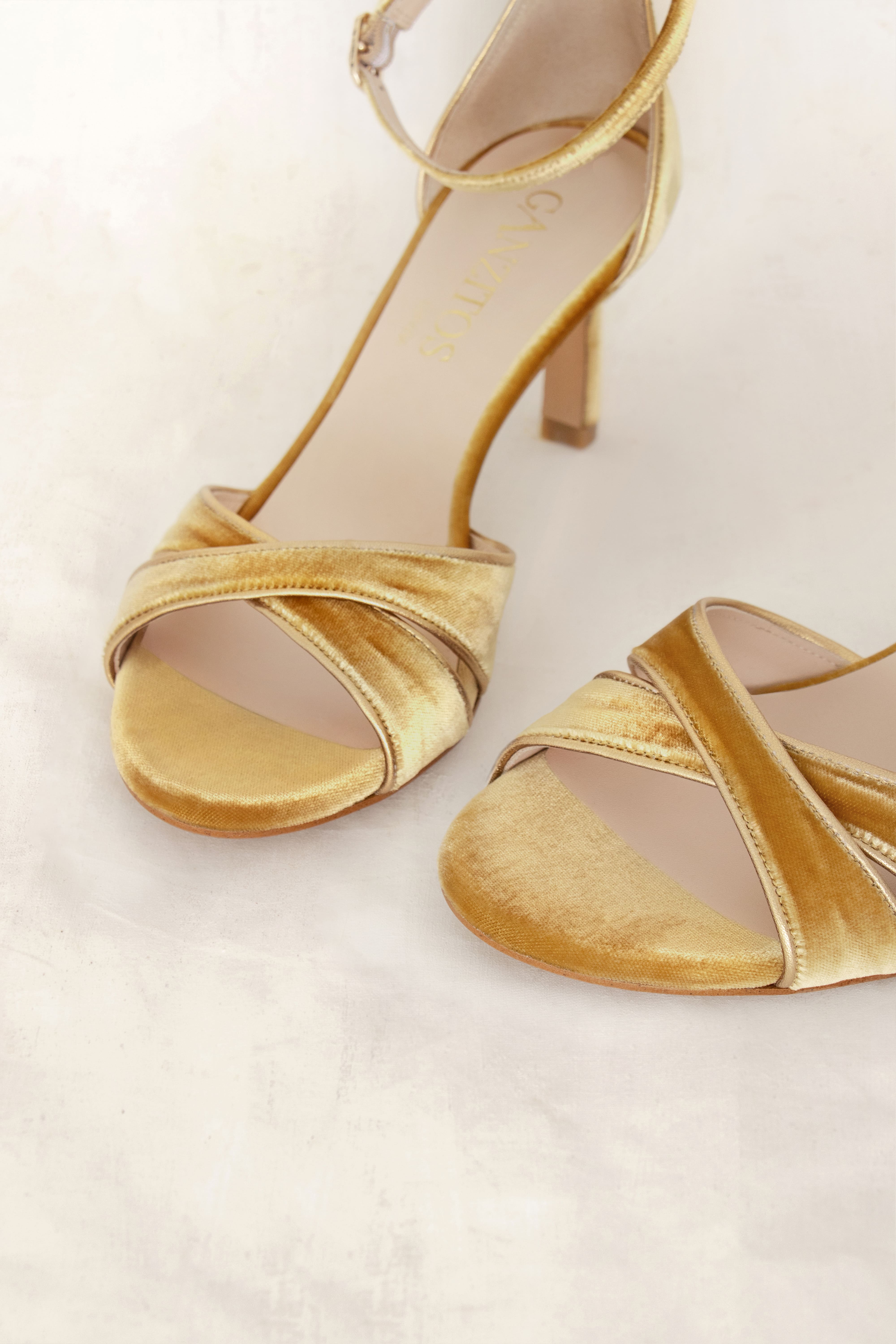 Geraldine Gold Velvet