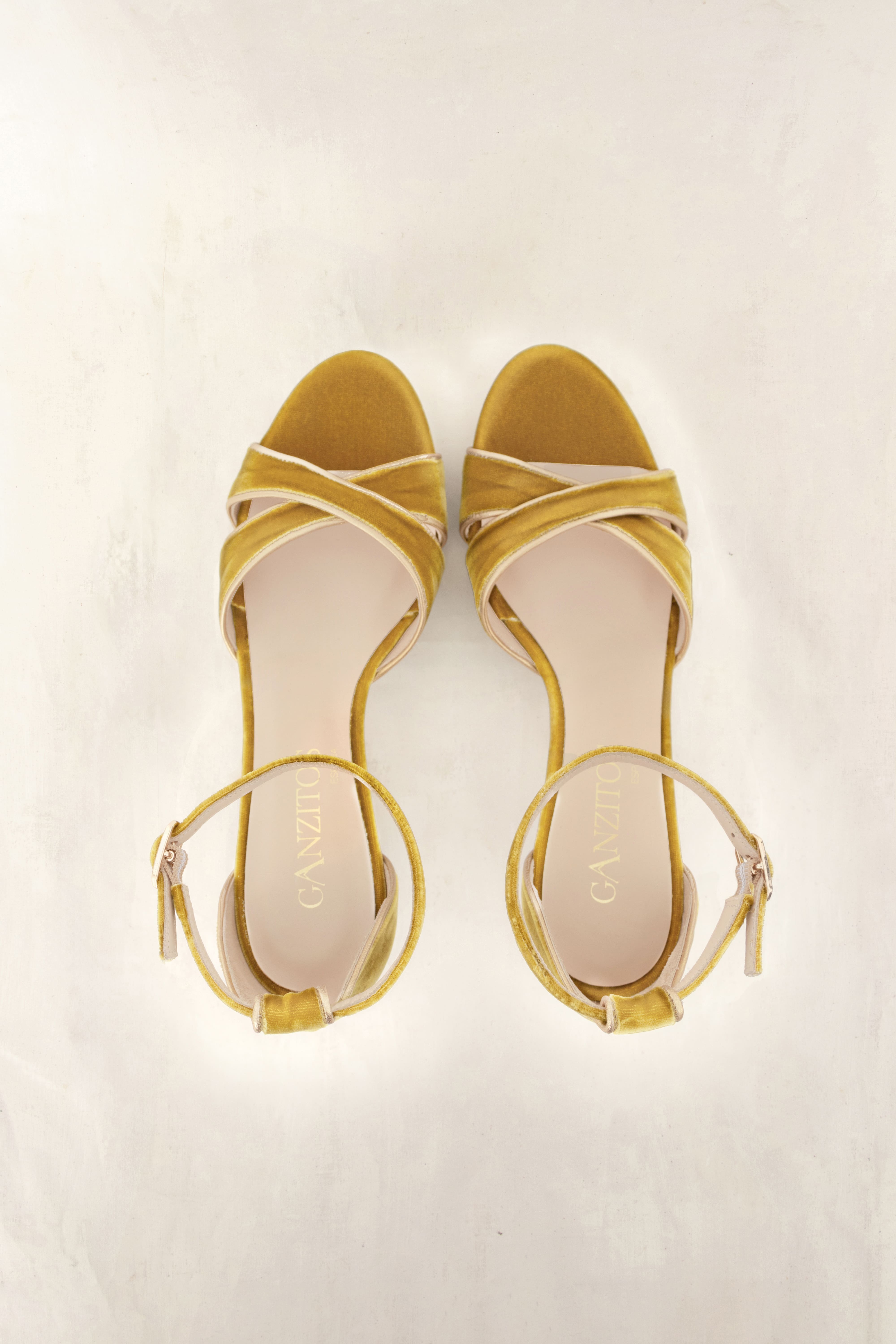 Geraldine Gold Velvet