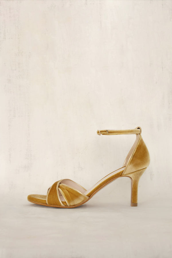 Geraldine Gold Velvet