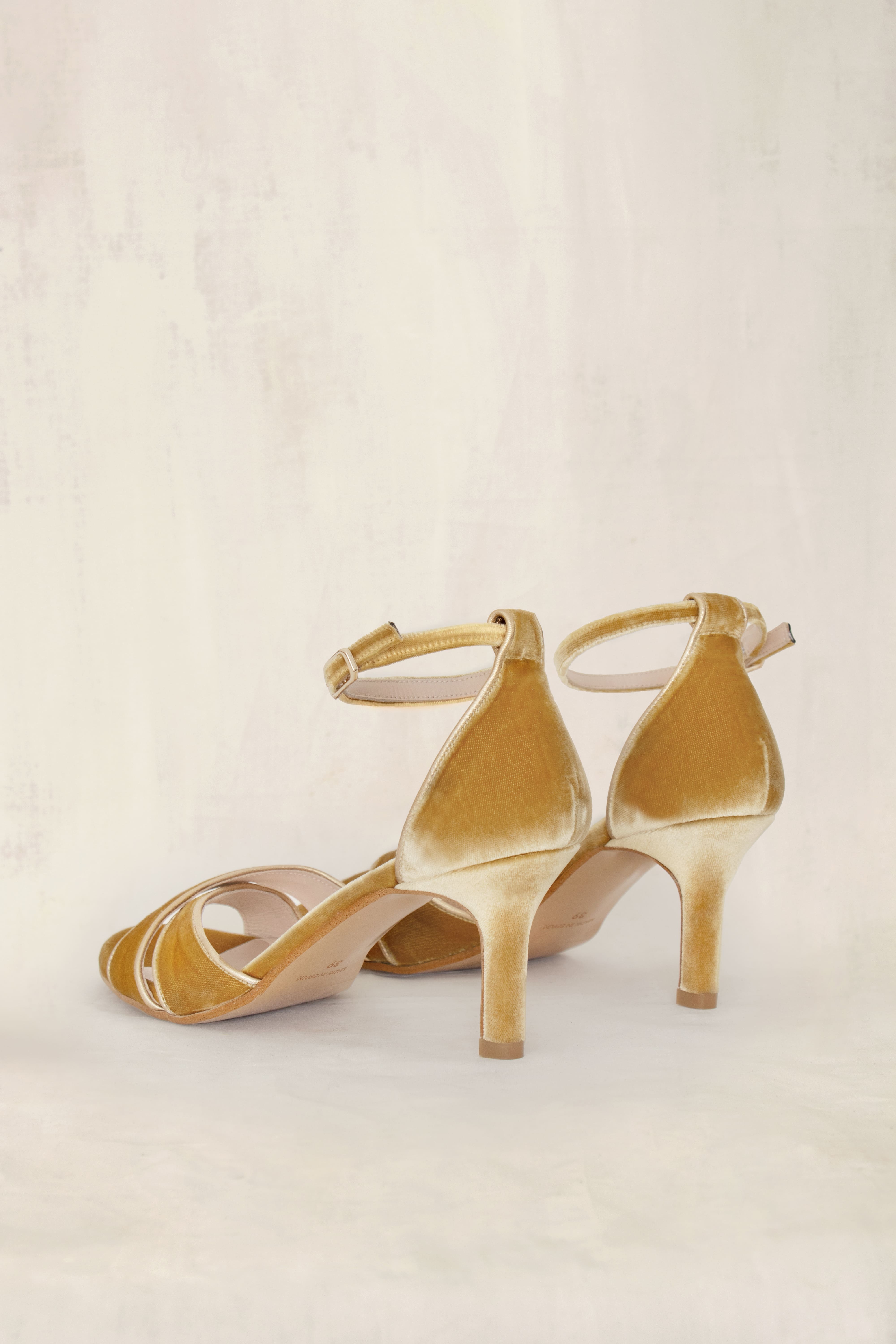 Geraldine Gold Velvet