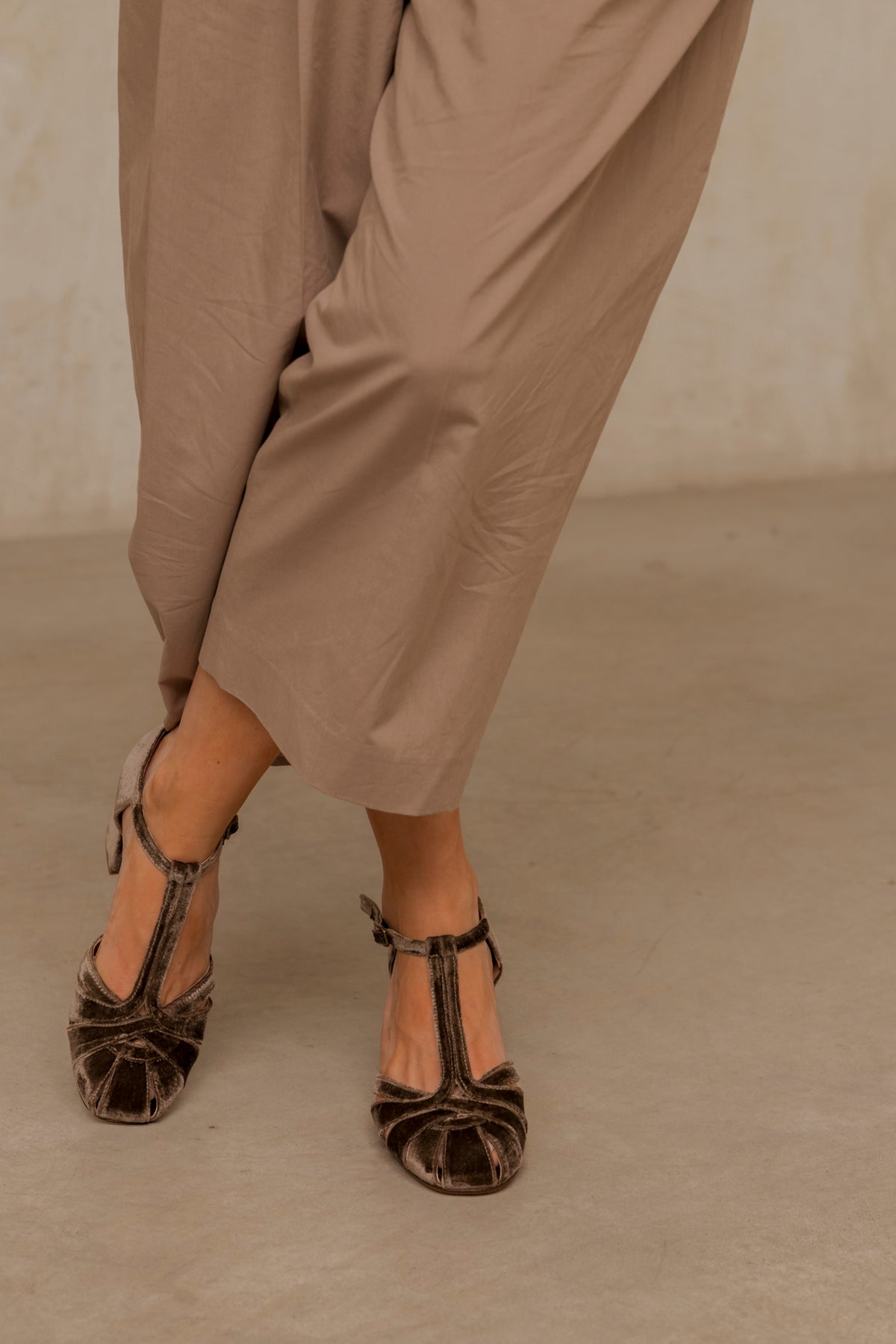 Roberta Velvet Marron