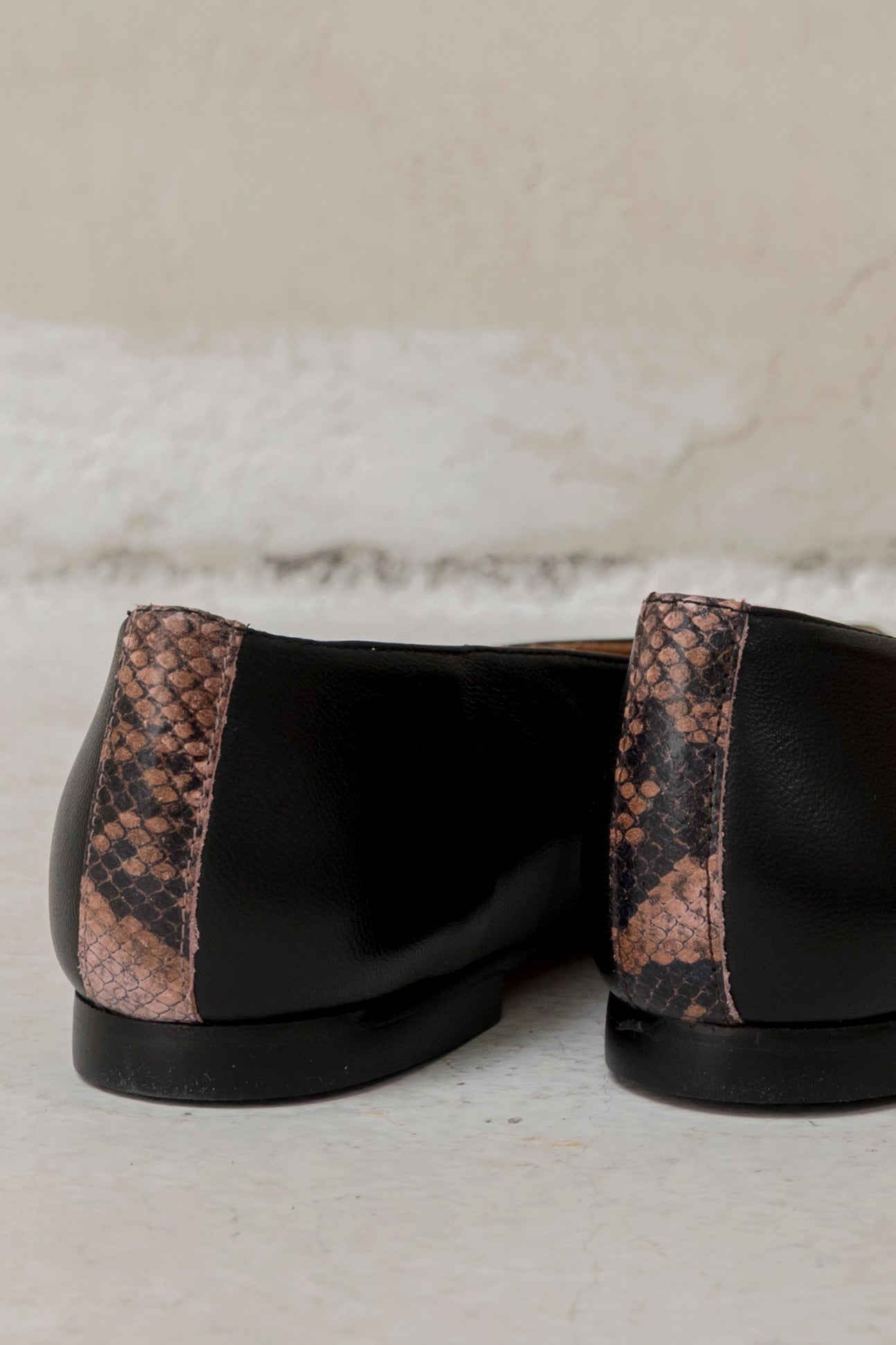 Elvira Black Leather