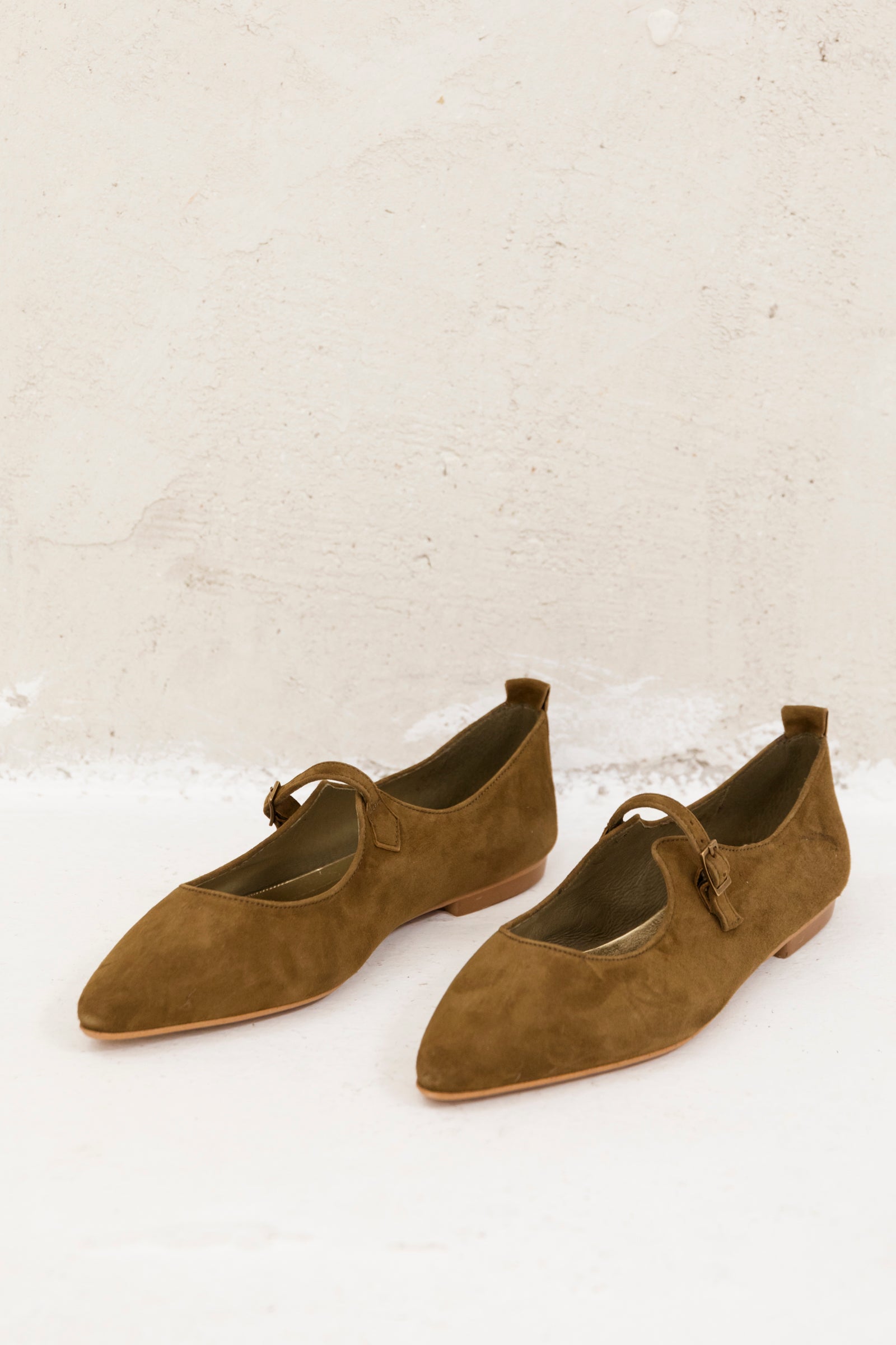 Emilia Suede Olive