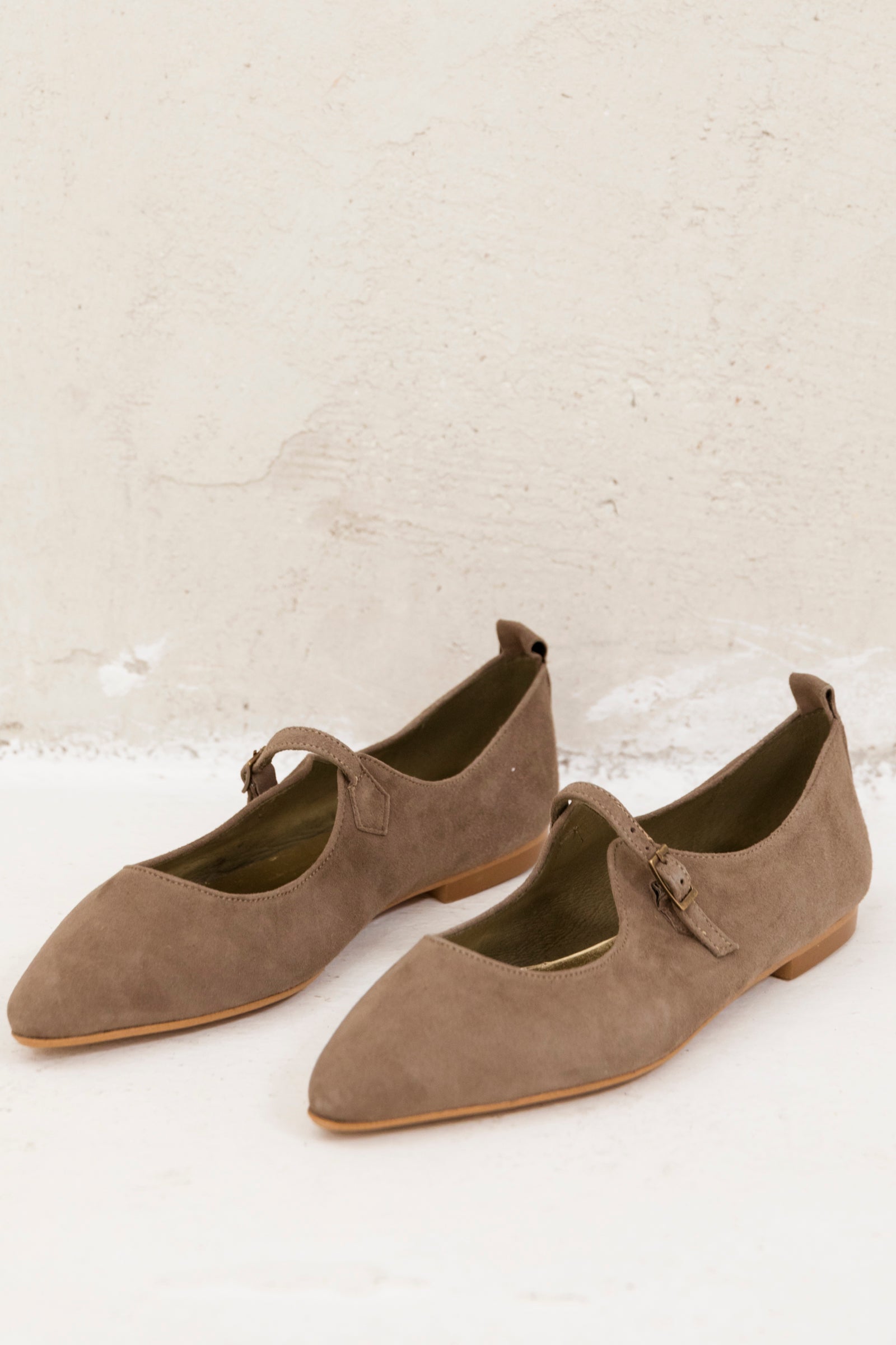 Emilia Suede Taupe