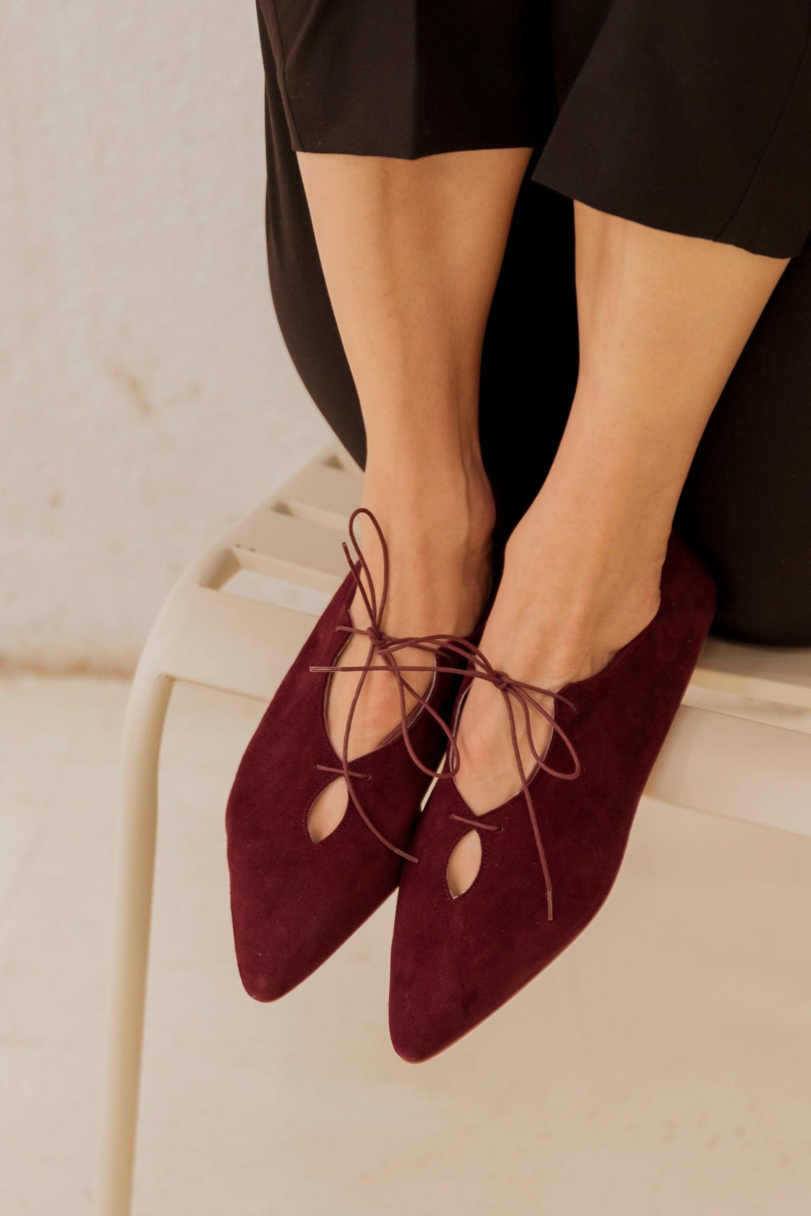 Matisse Suede Cabernet