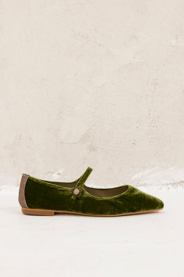 Dana Khaki Velvet 