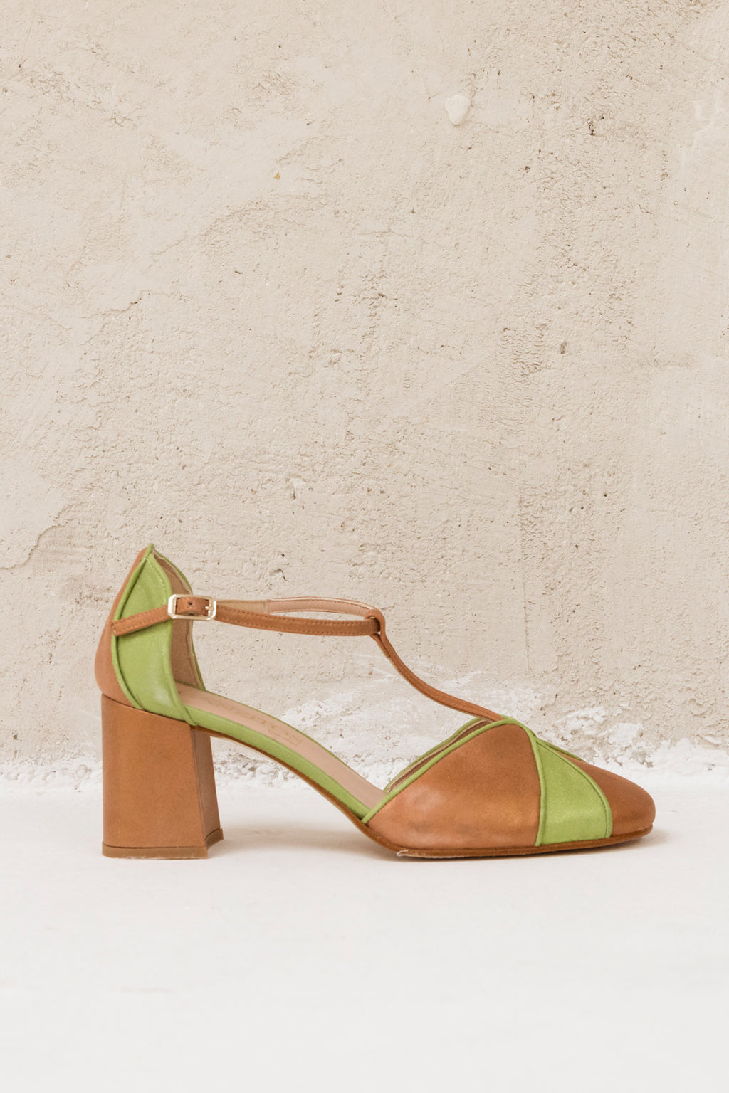 Monica Metal Nude/Green (Outlet)