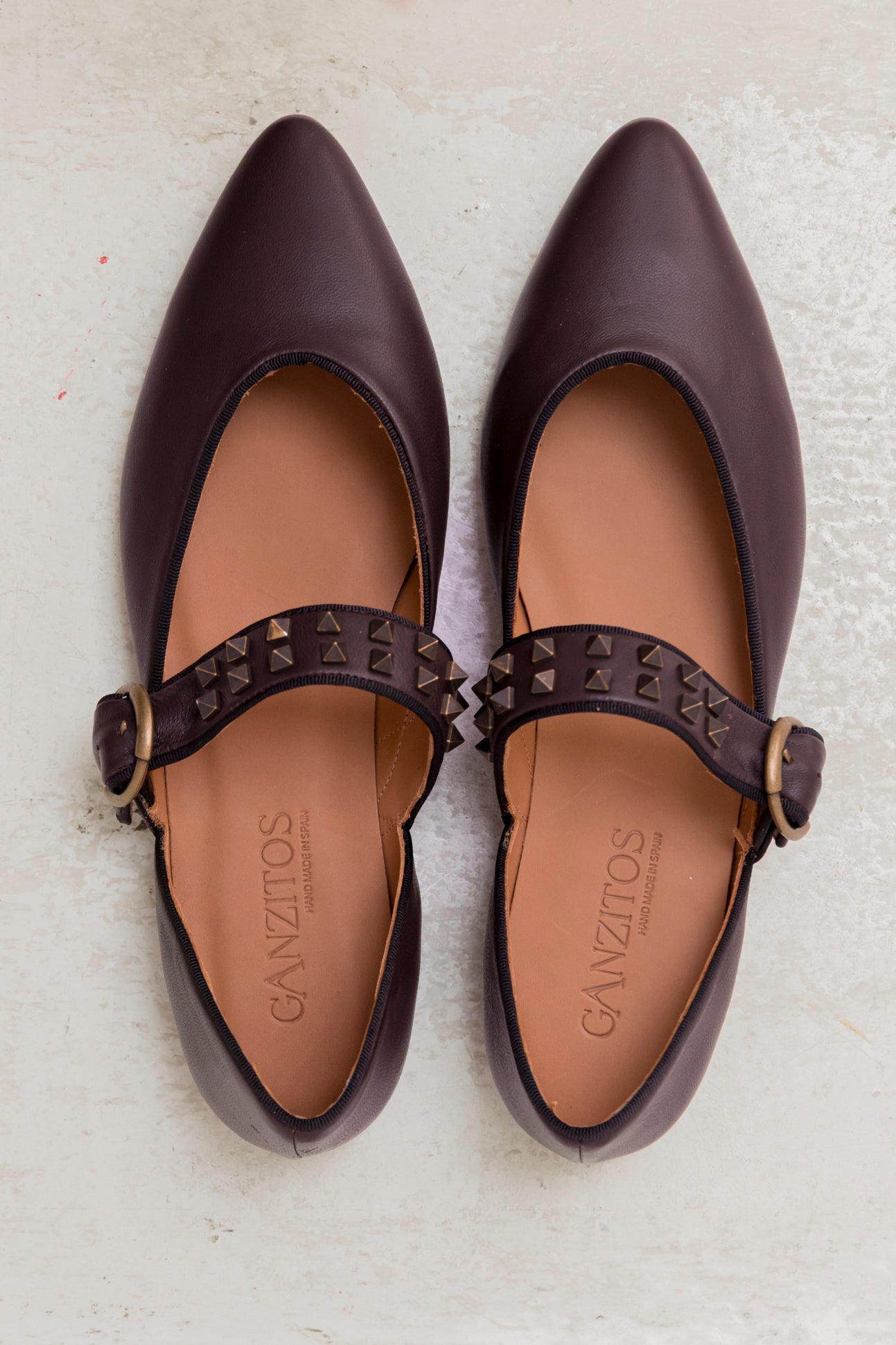 Sabrina Wine Leather