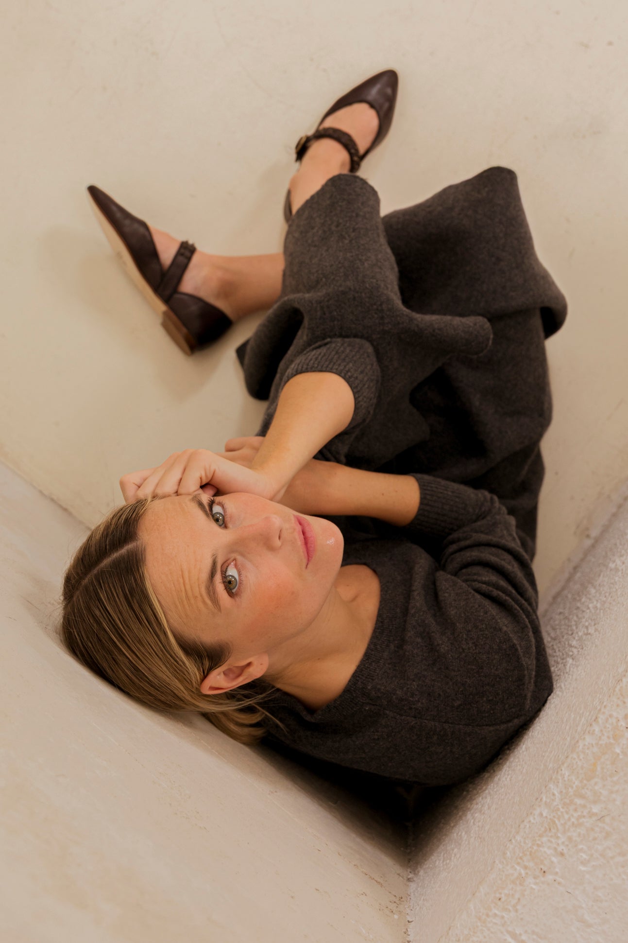 Sabrina Wine Leather