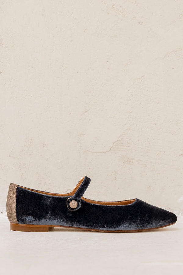 Dana Indigo Velvet