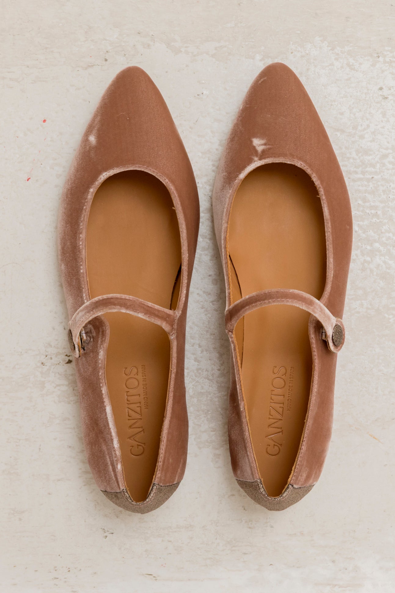 Dana Antique Pink Velvet