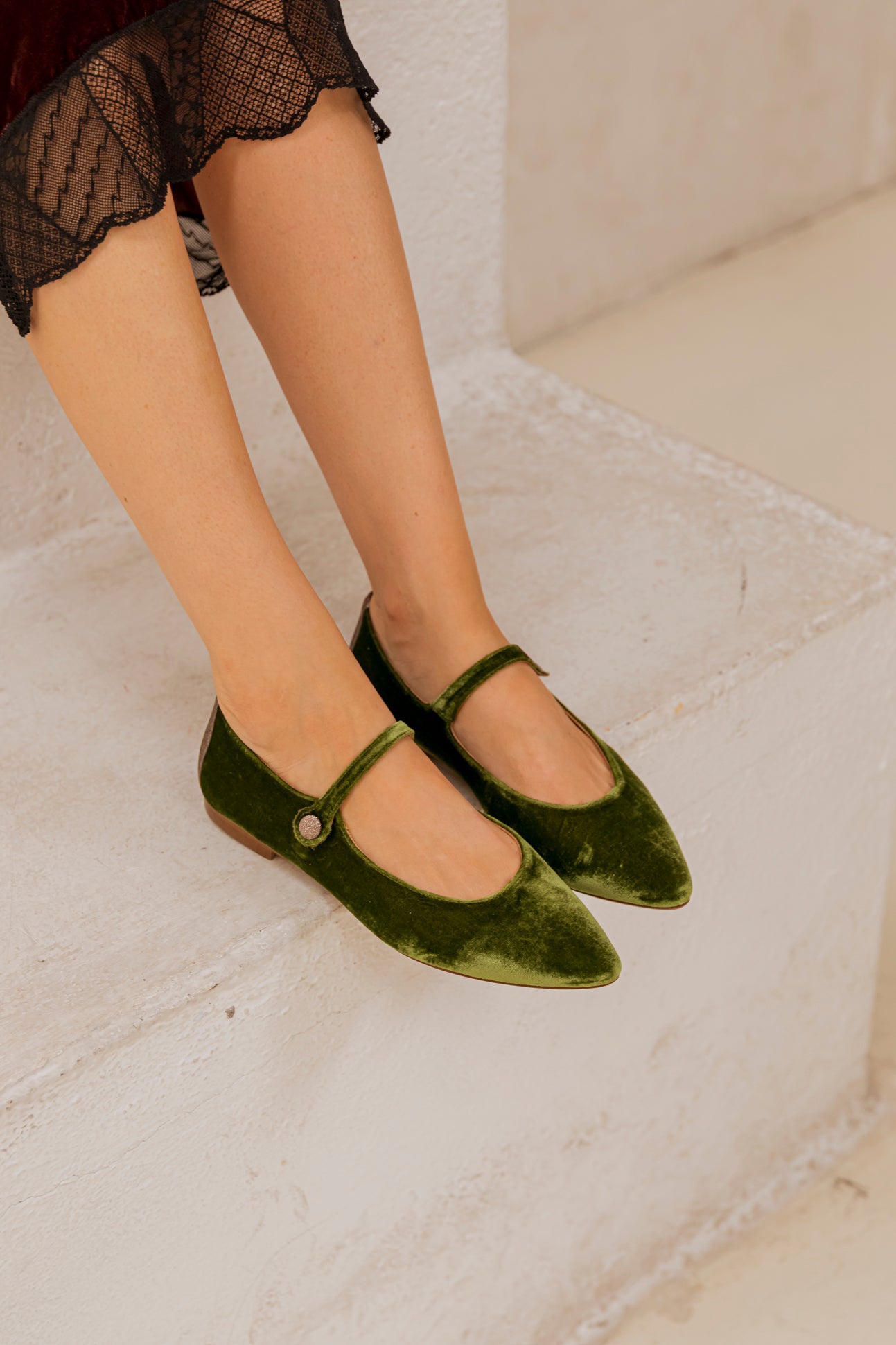 Dana Khaki Velvet 