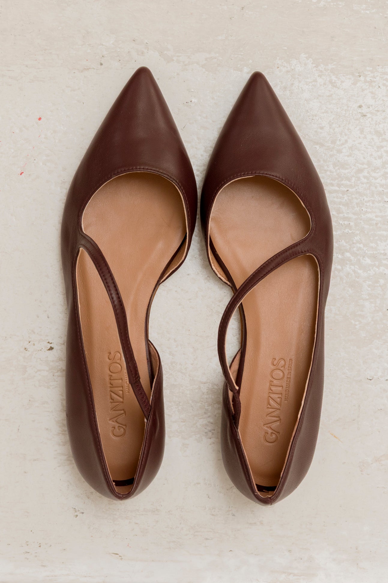 Lulu Burgundy Leather