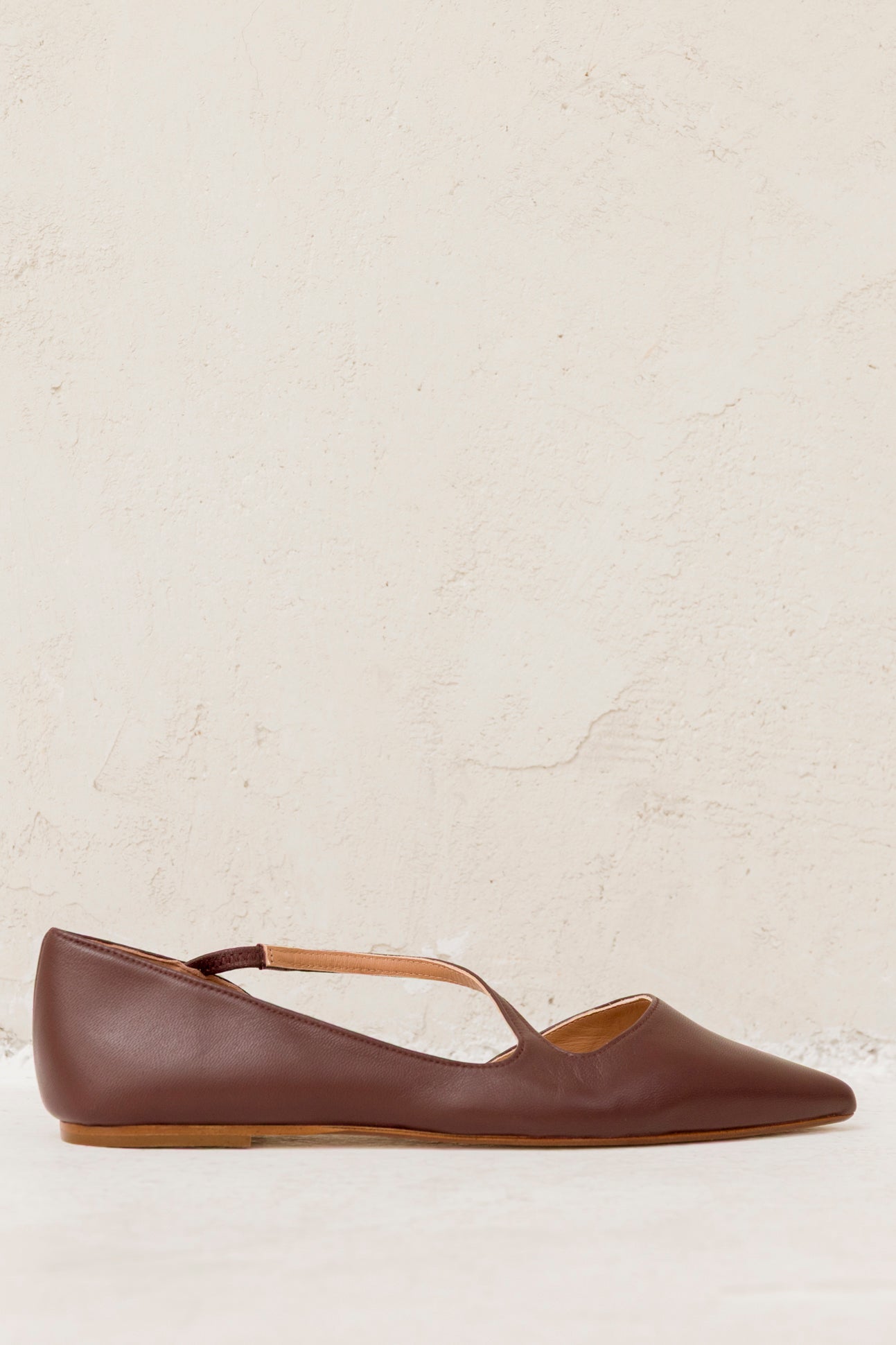 Lulu Burgundy Leather