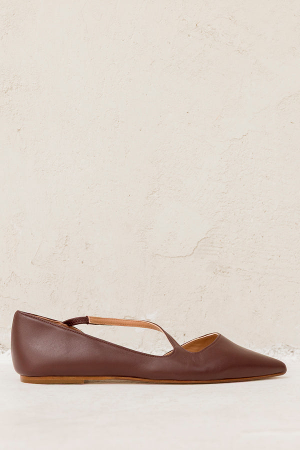 Lulu Burgundy Leather