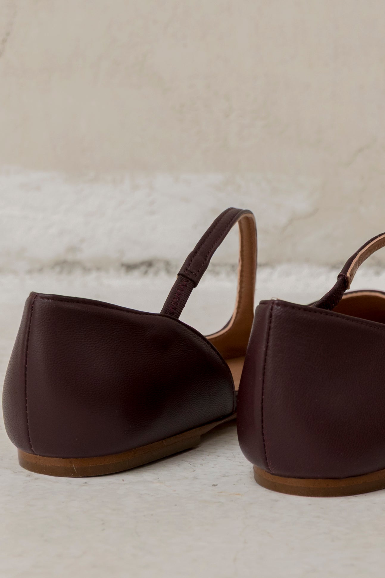 Lulu Burgundy Leather