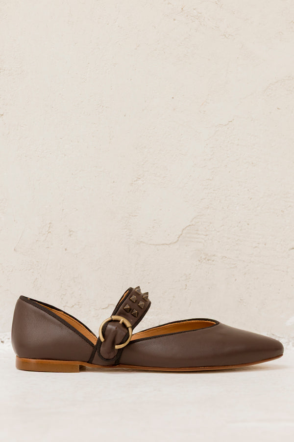 Sabrina Mahogany Leather