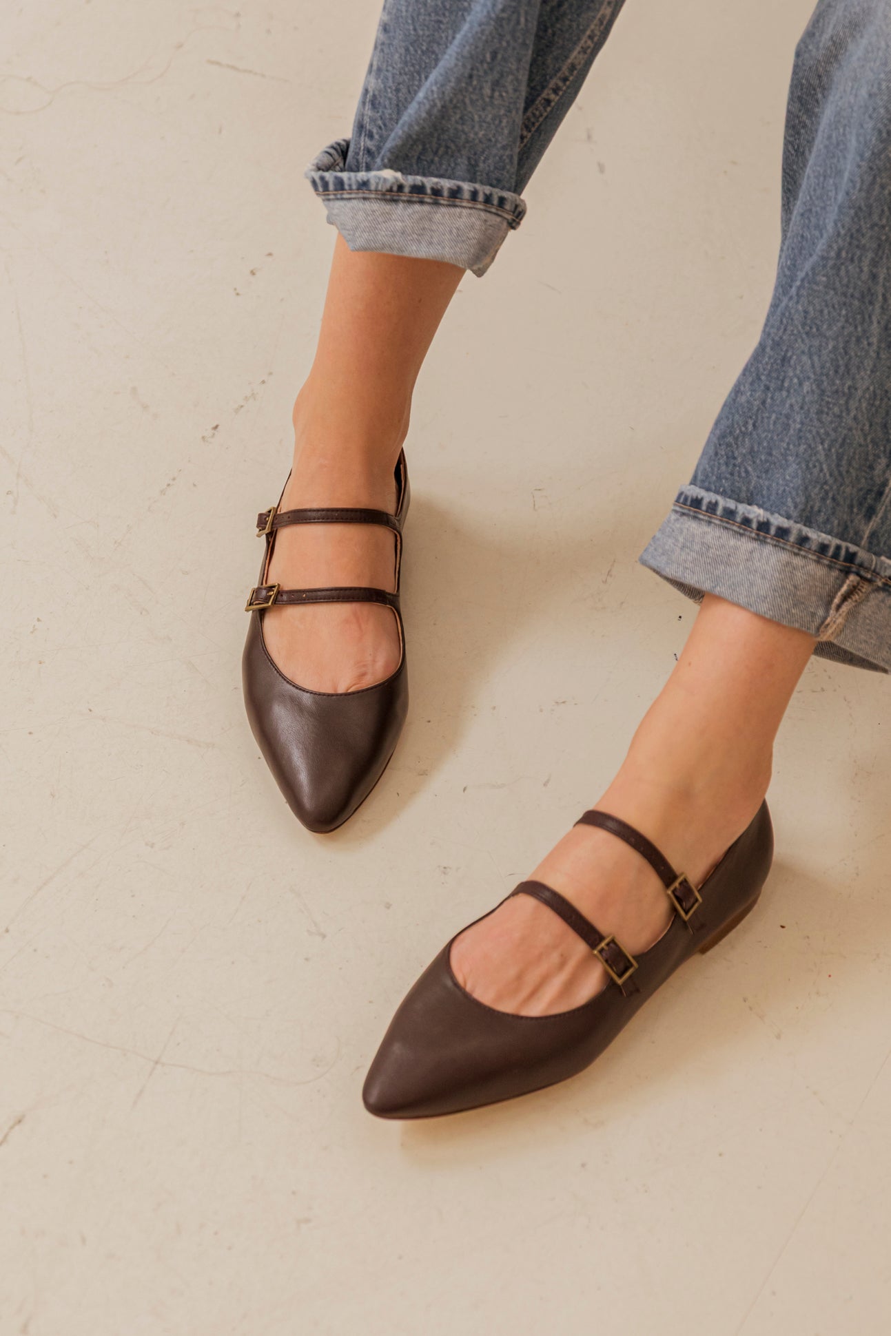 Isabella Burgundy Leather