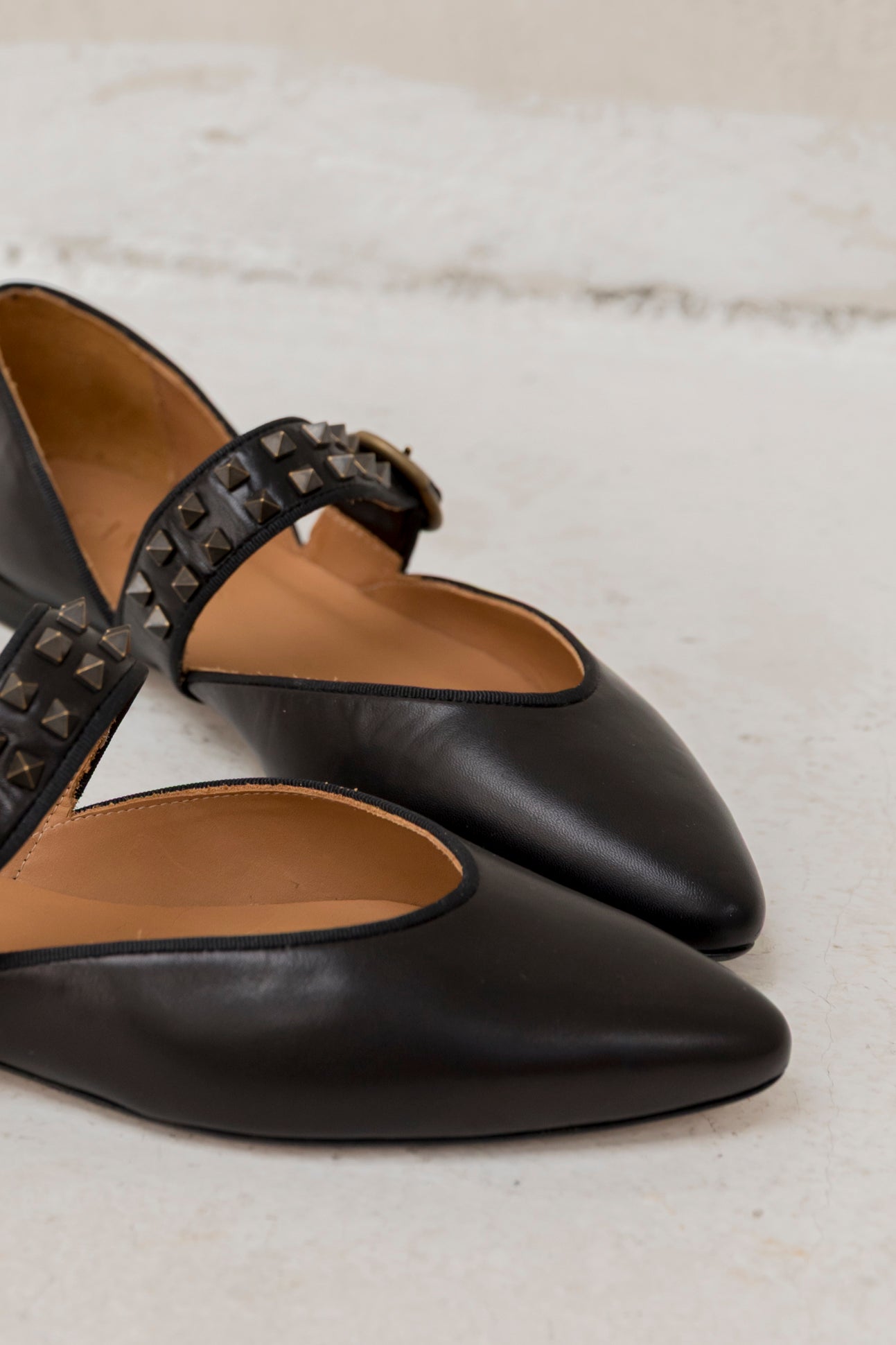 Sabrina Black Leather