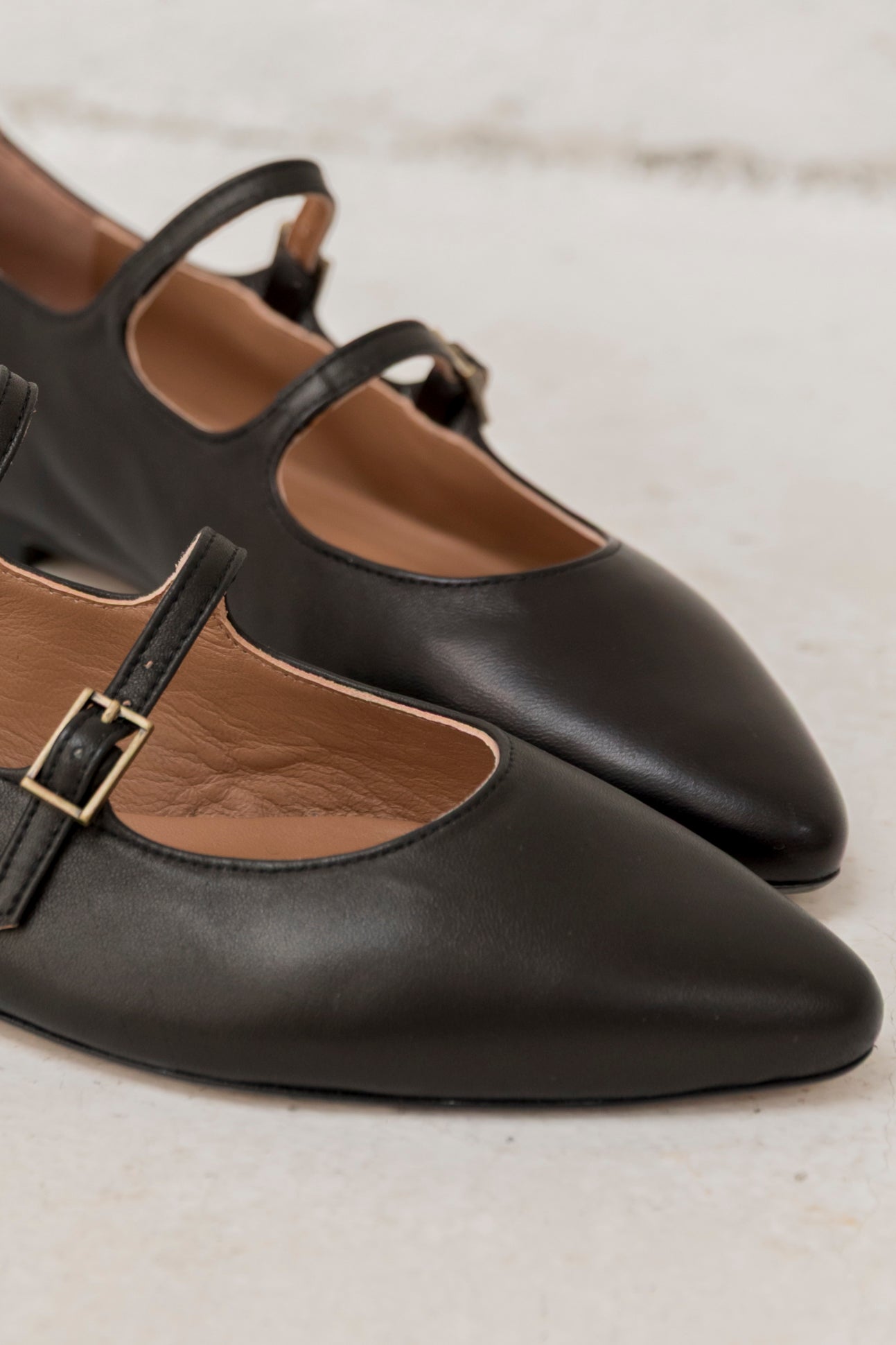 Isabella Black Leather