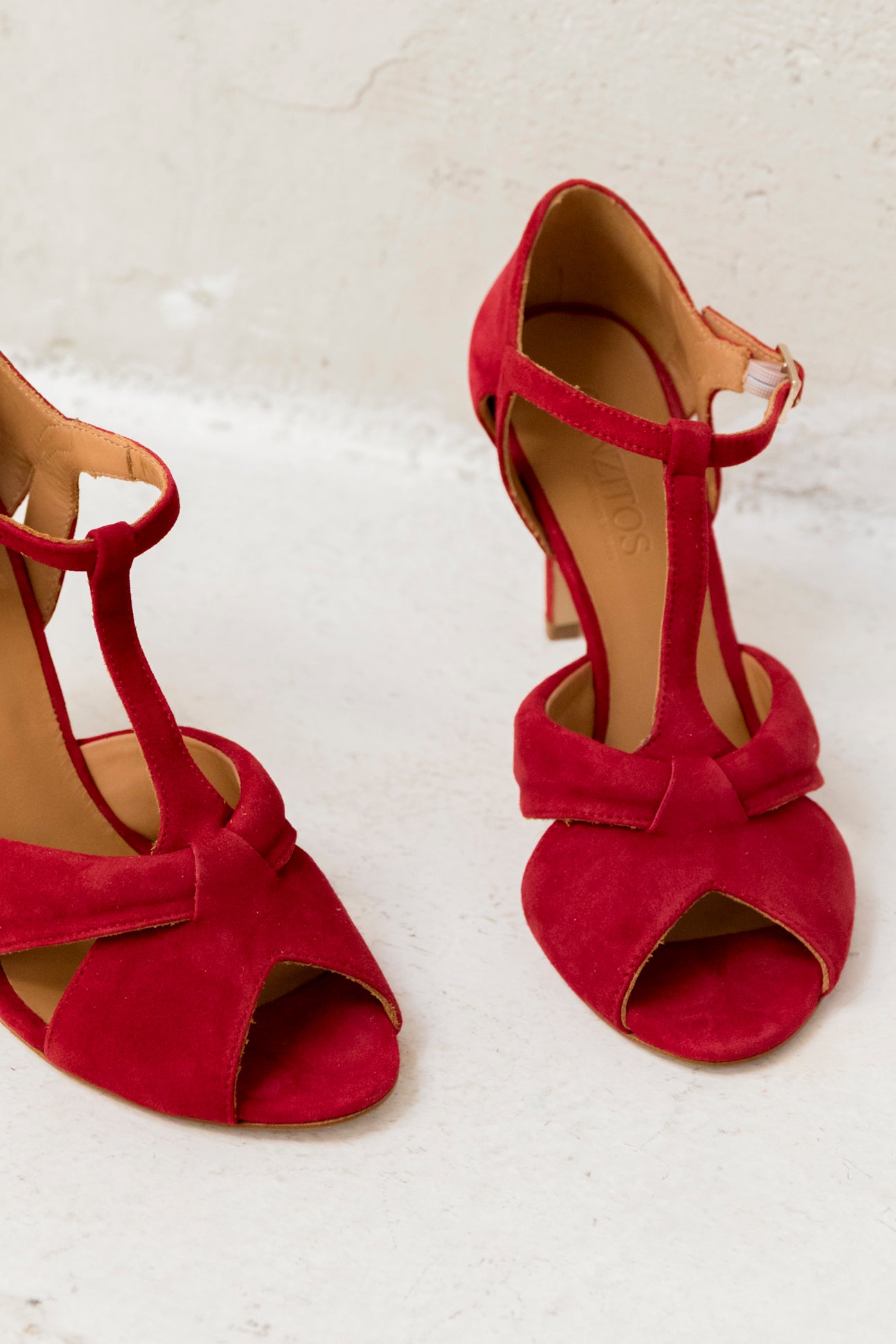 Candela Red Suede