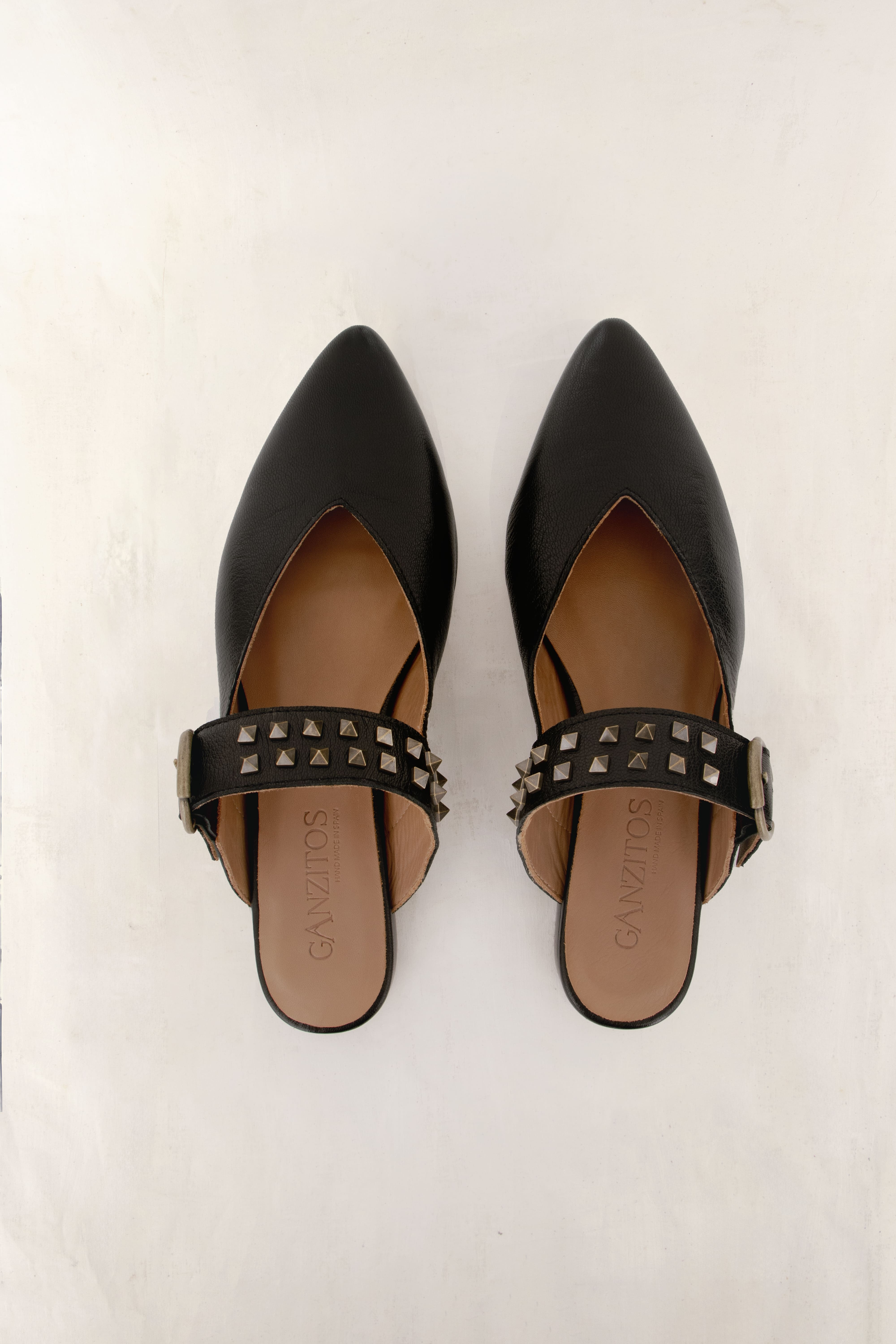 Allegra Black Leather