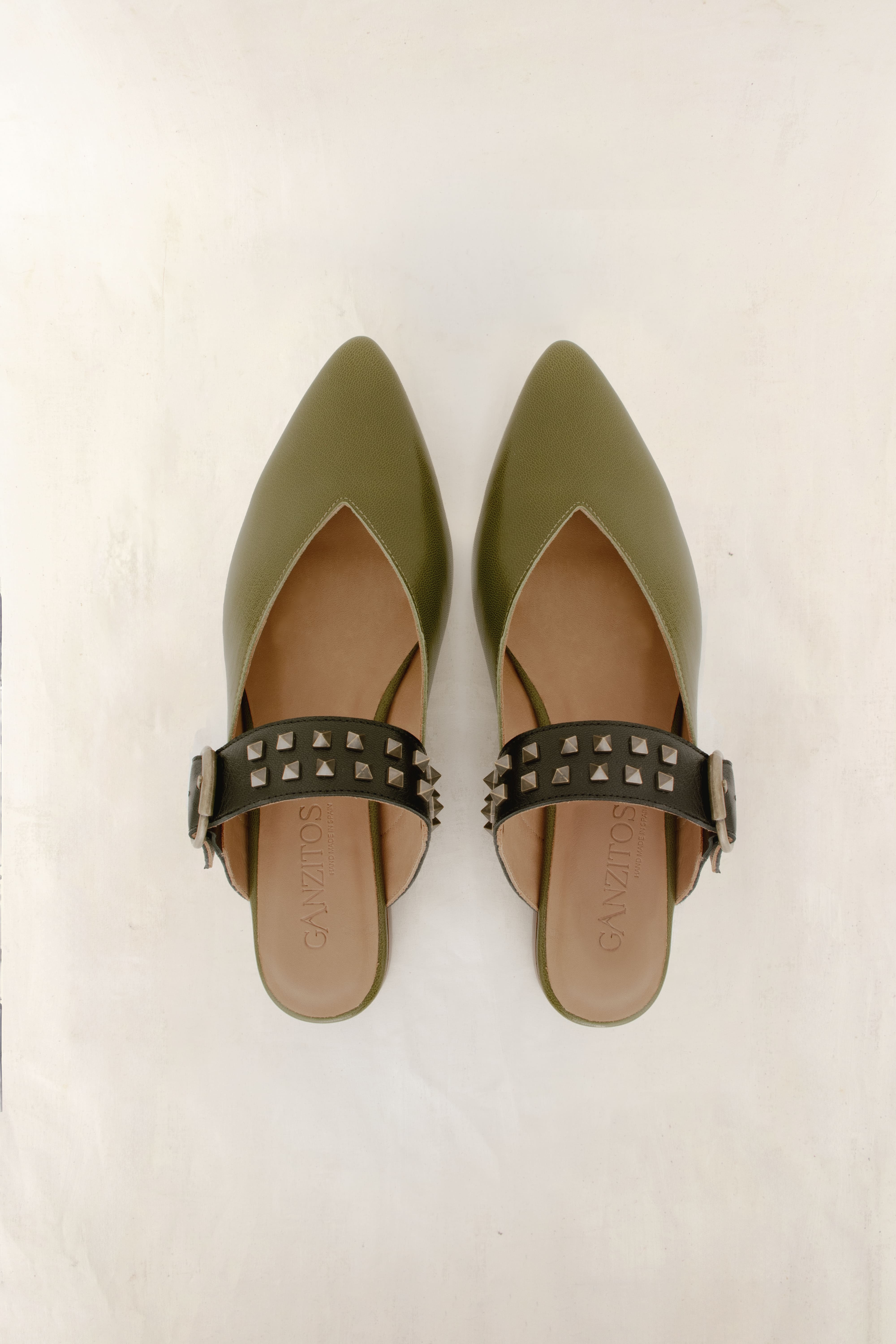 Allegra kaki leather (Outlet)