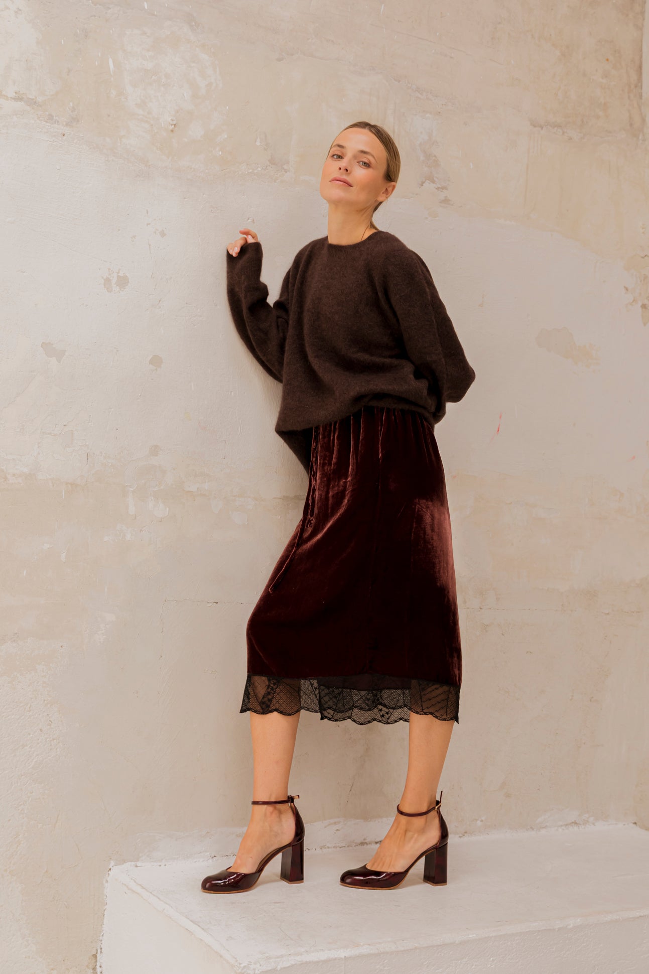 Alexia Burgundy Patent Leather 68821