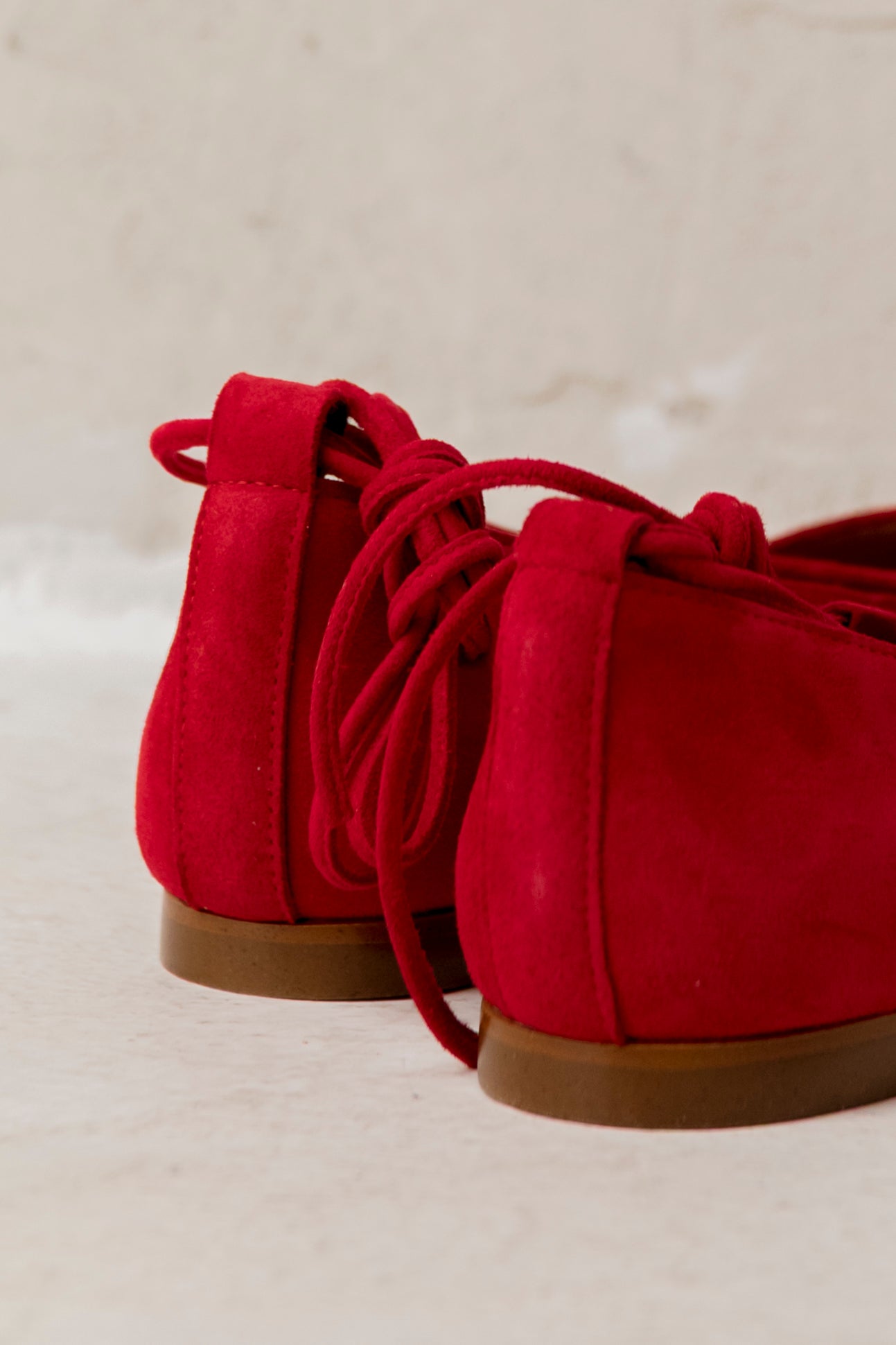 Penelope red suede (Outlet)