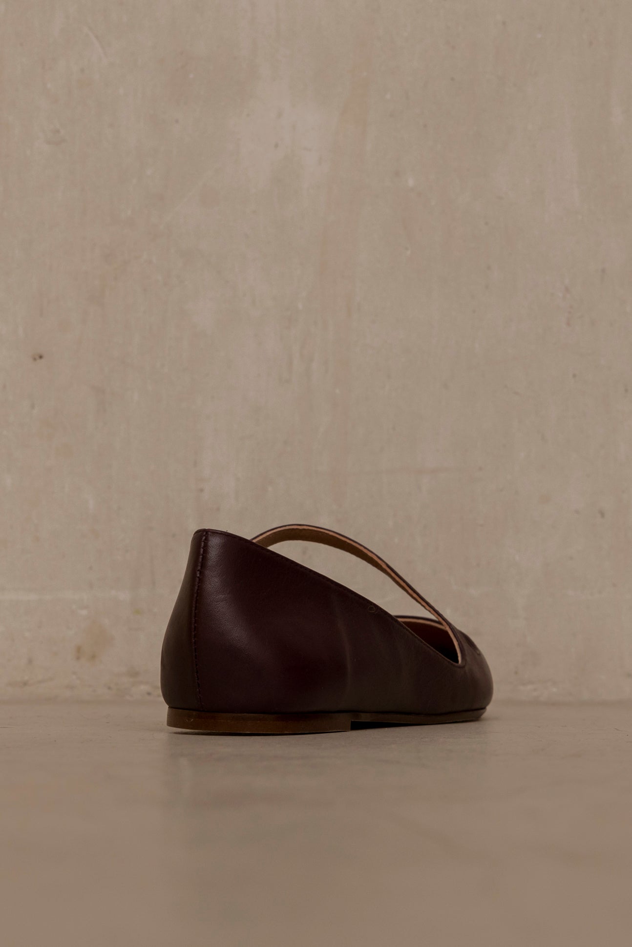 Lulu Burgundy Leather