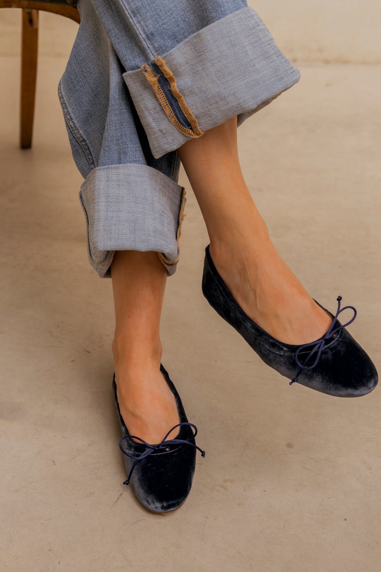 Rania Indigo Velvet