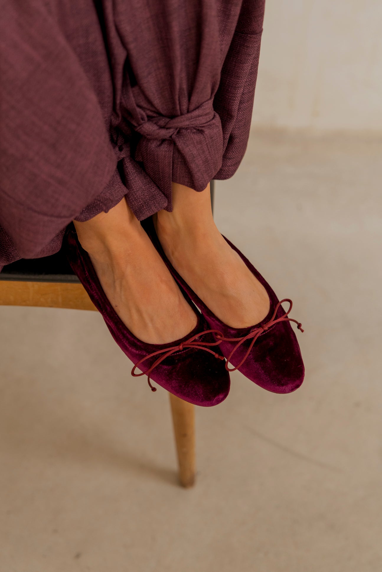 Rania Bordeaux Velvet