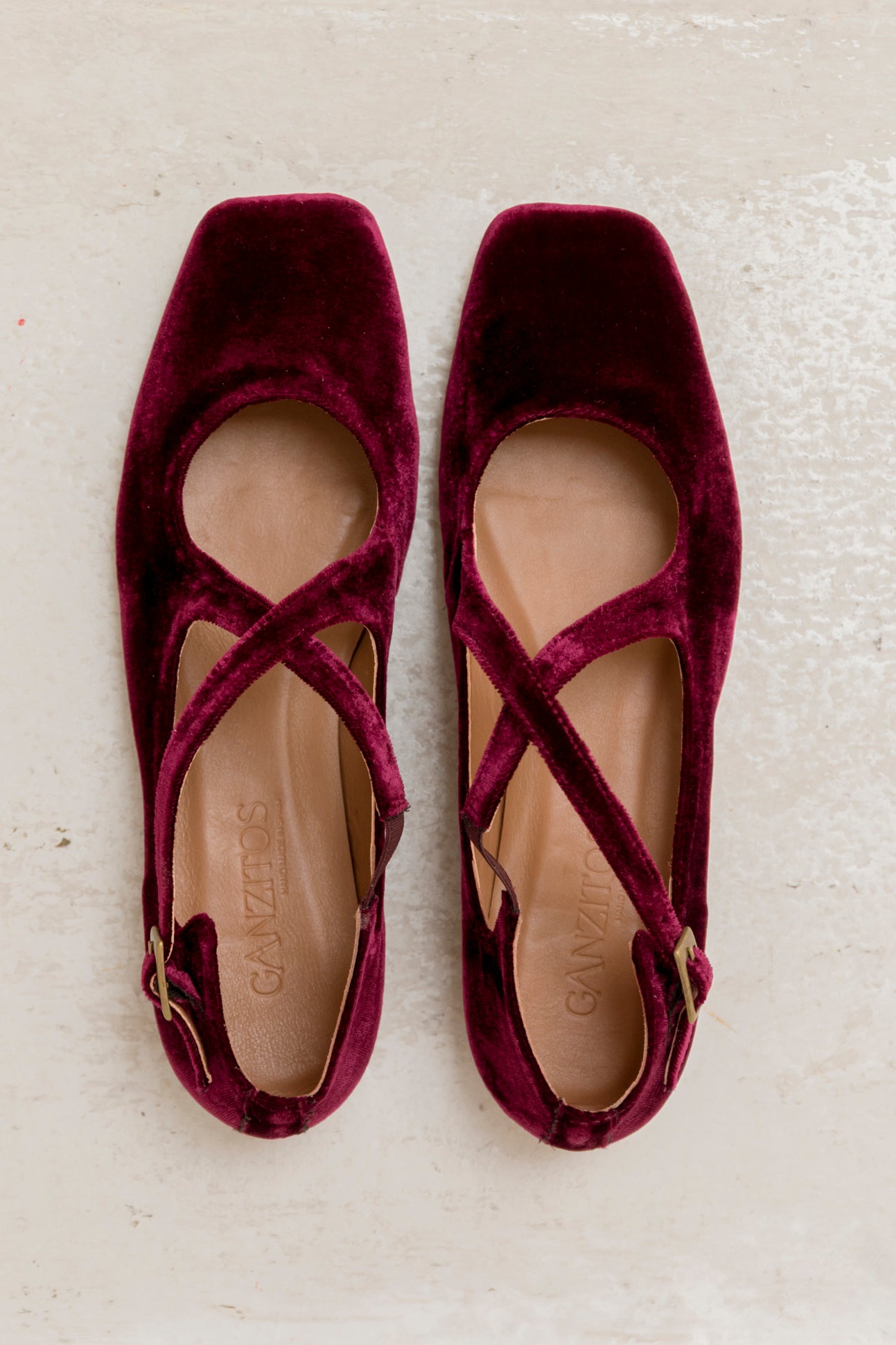 Ana Burgundy Velvet 