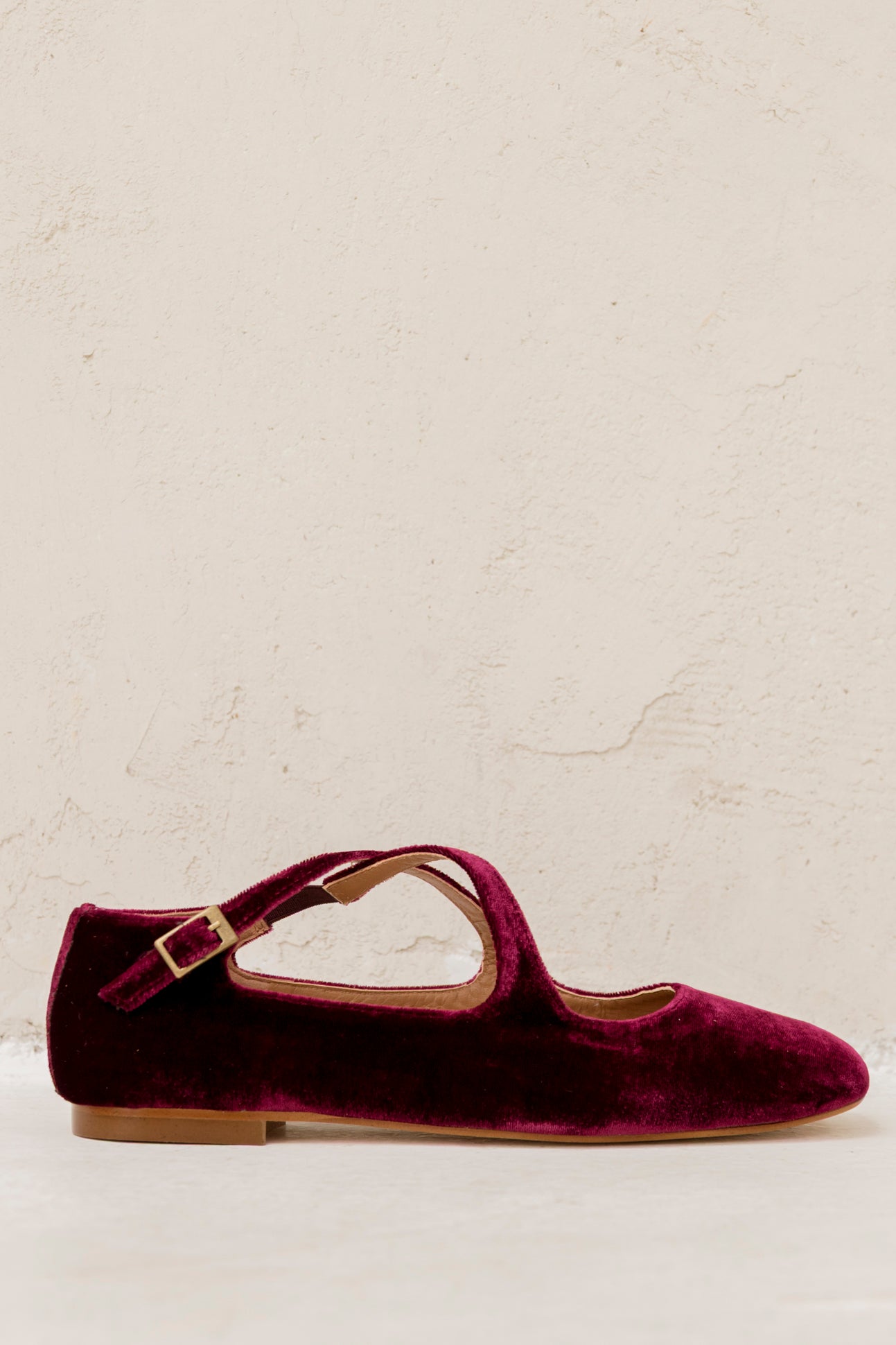 Ana Burgundy Velvet 