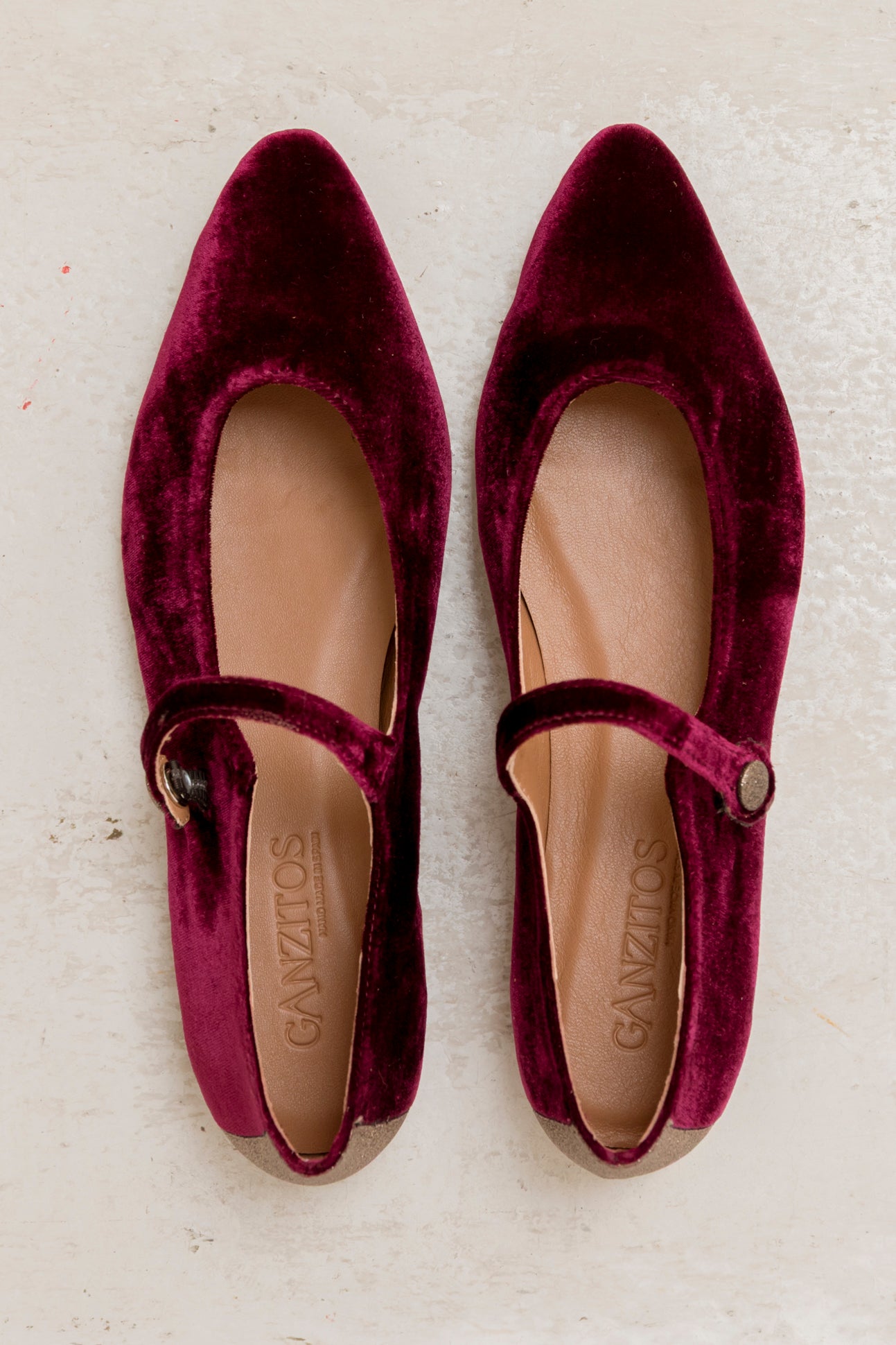 Dana Burgundy Velvet