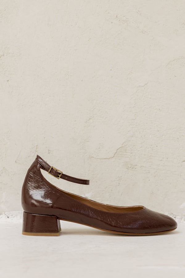 Pamela Patent Leather Burgundy