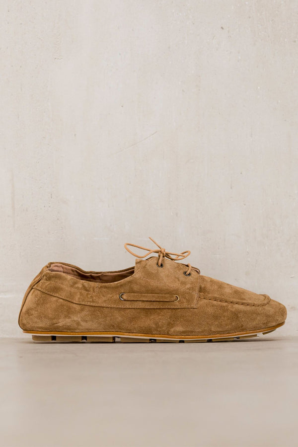 Driver Cognac suede