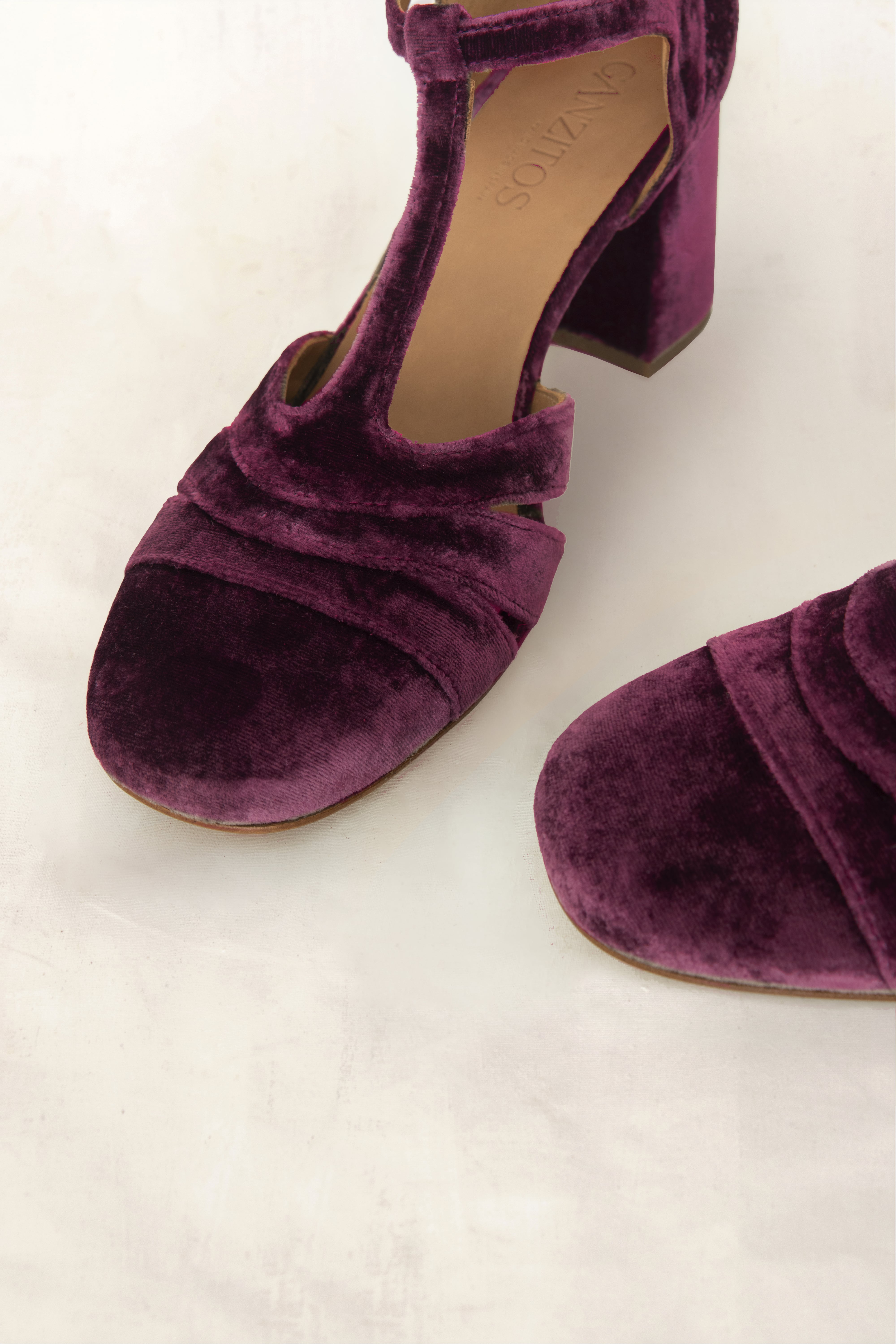 Aitana Burgundy Velvet