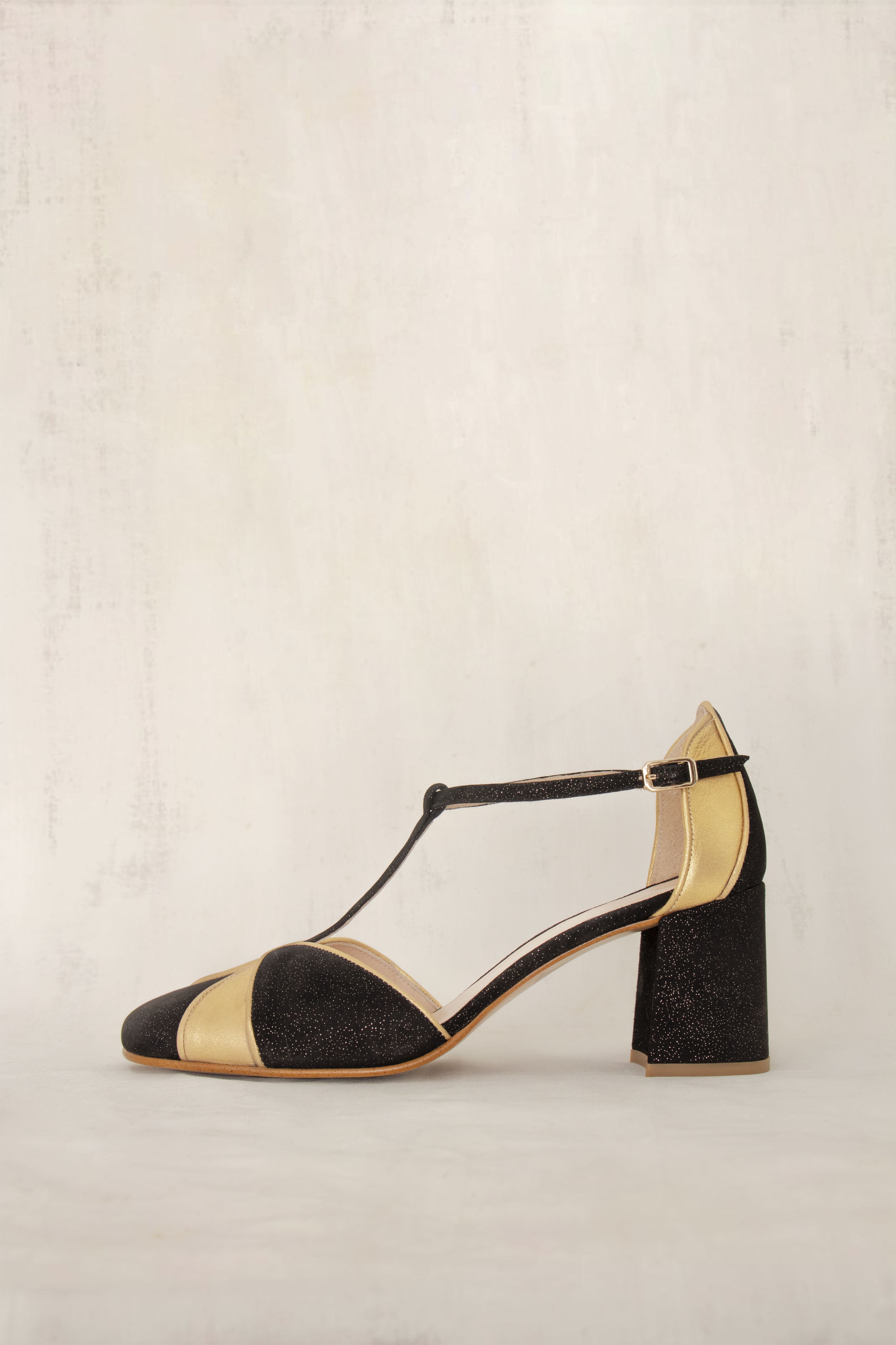 Monica Black Suede