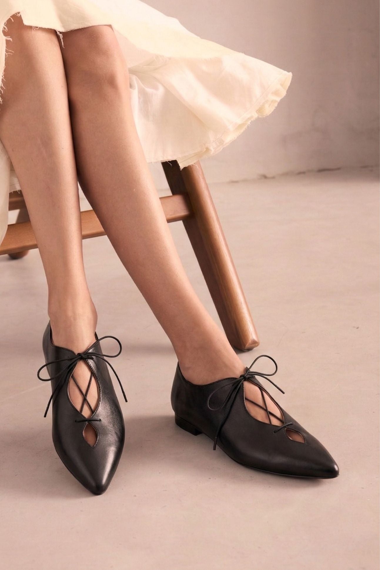 Matisse Black Leather