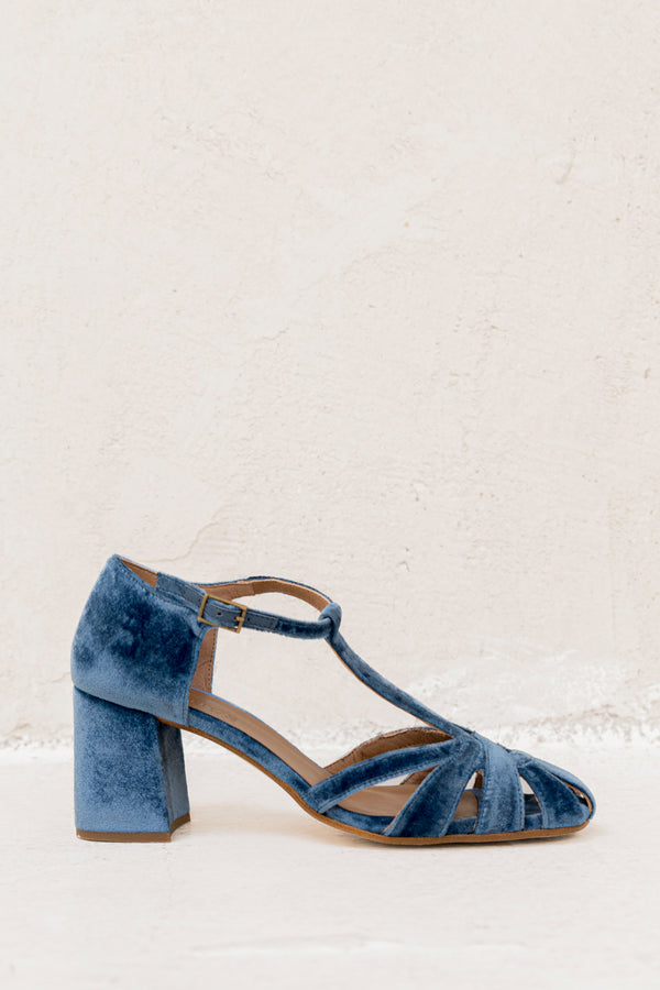 Roberta Velvet Indigo