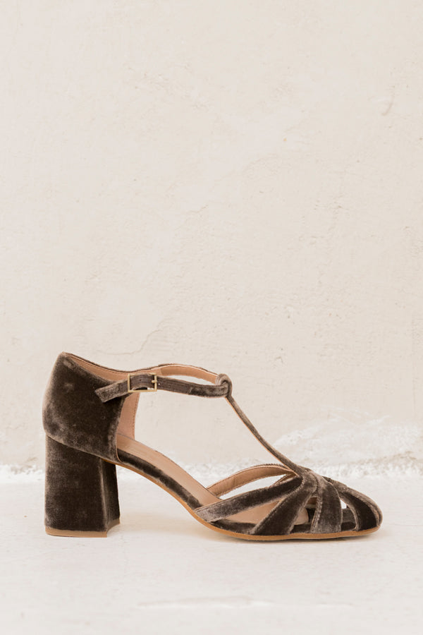 Roberta Velvet Marron