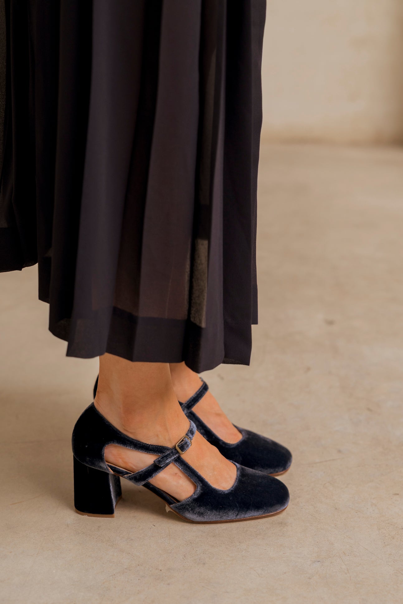 Sandra Terciopelo Indigo