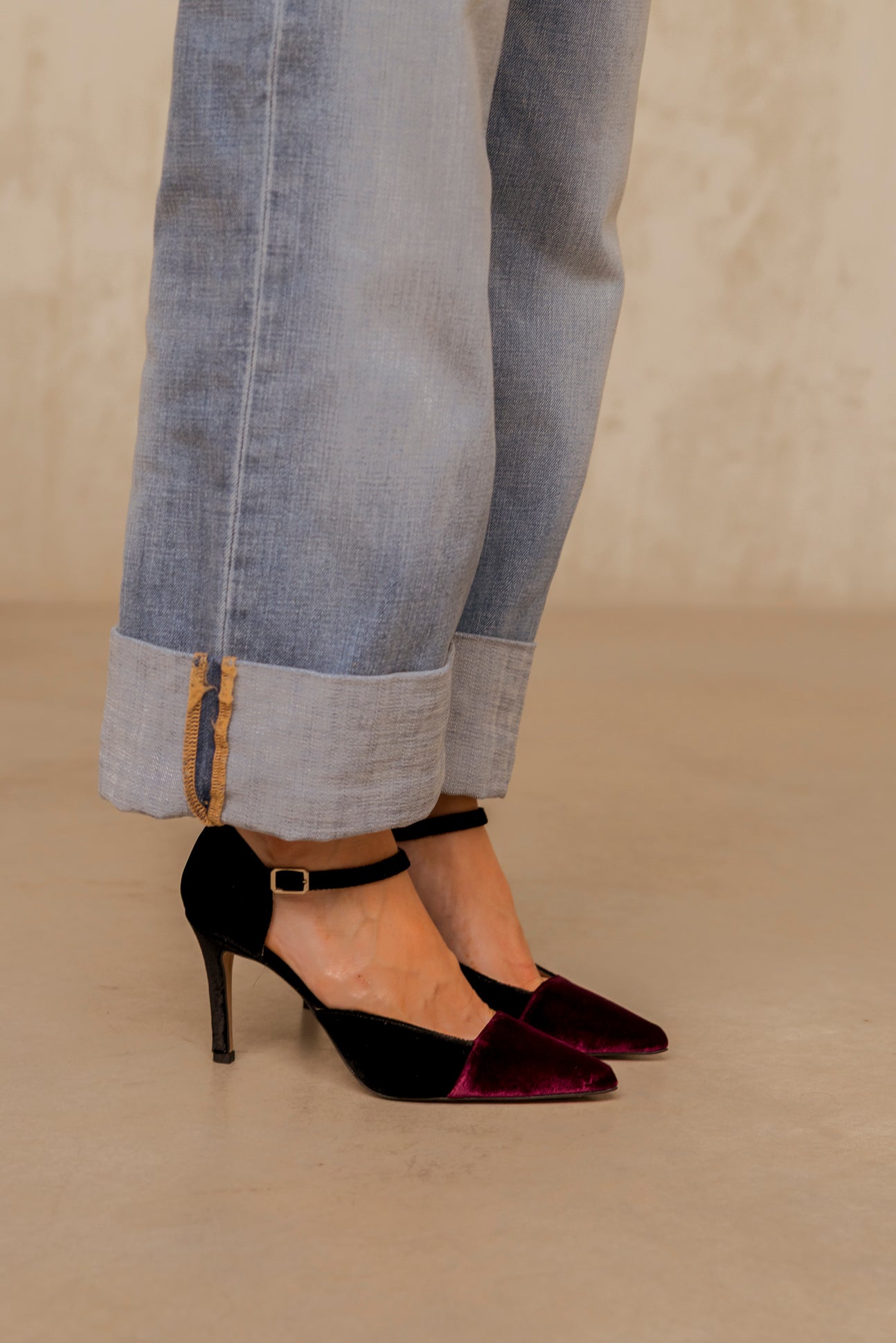 Casilda Burgundy Velvet